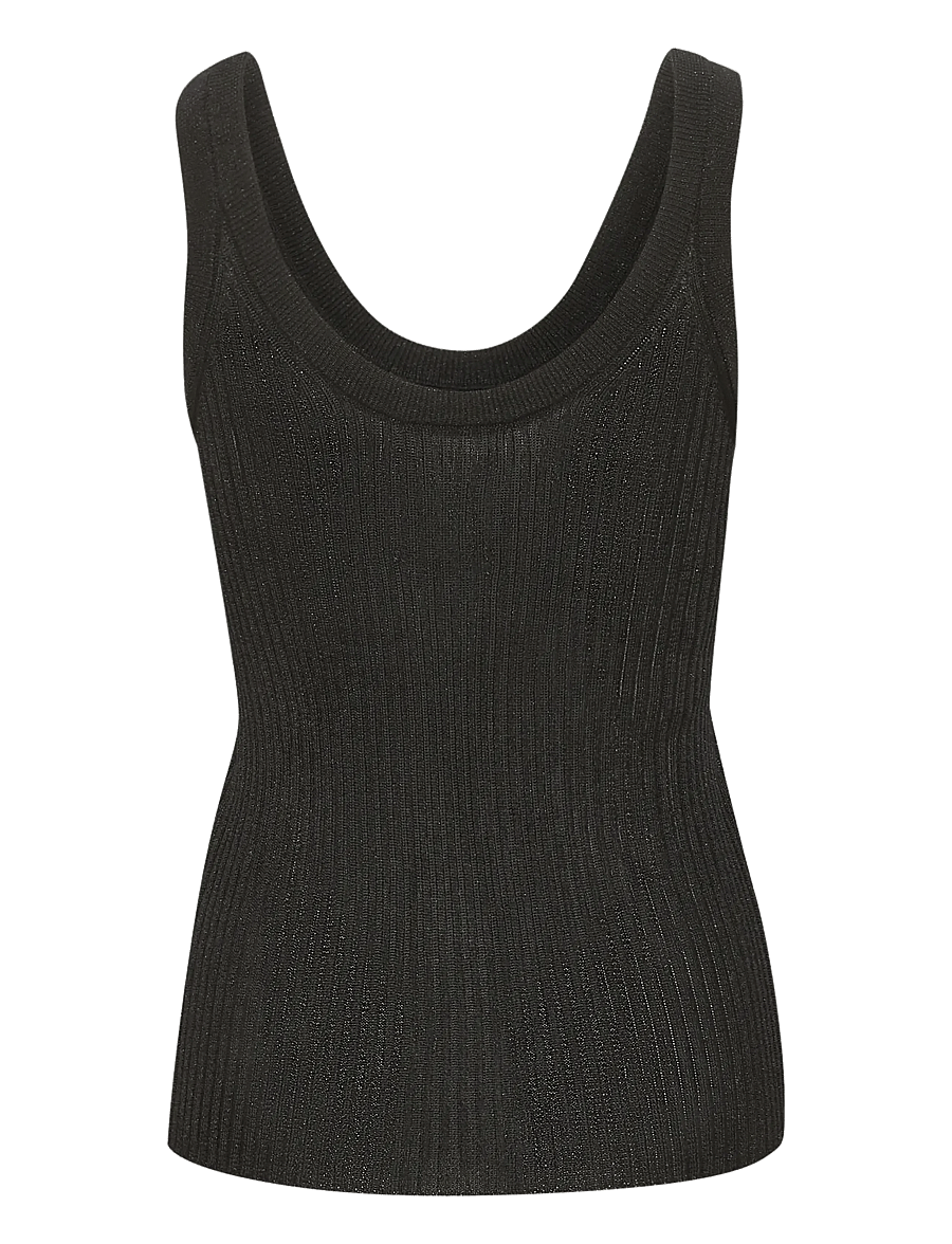 Part Two - DariyaPW TO - Ärmellose tops - black shimmer - 2