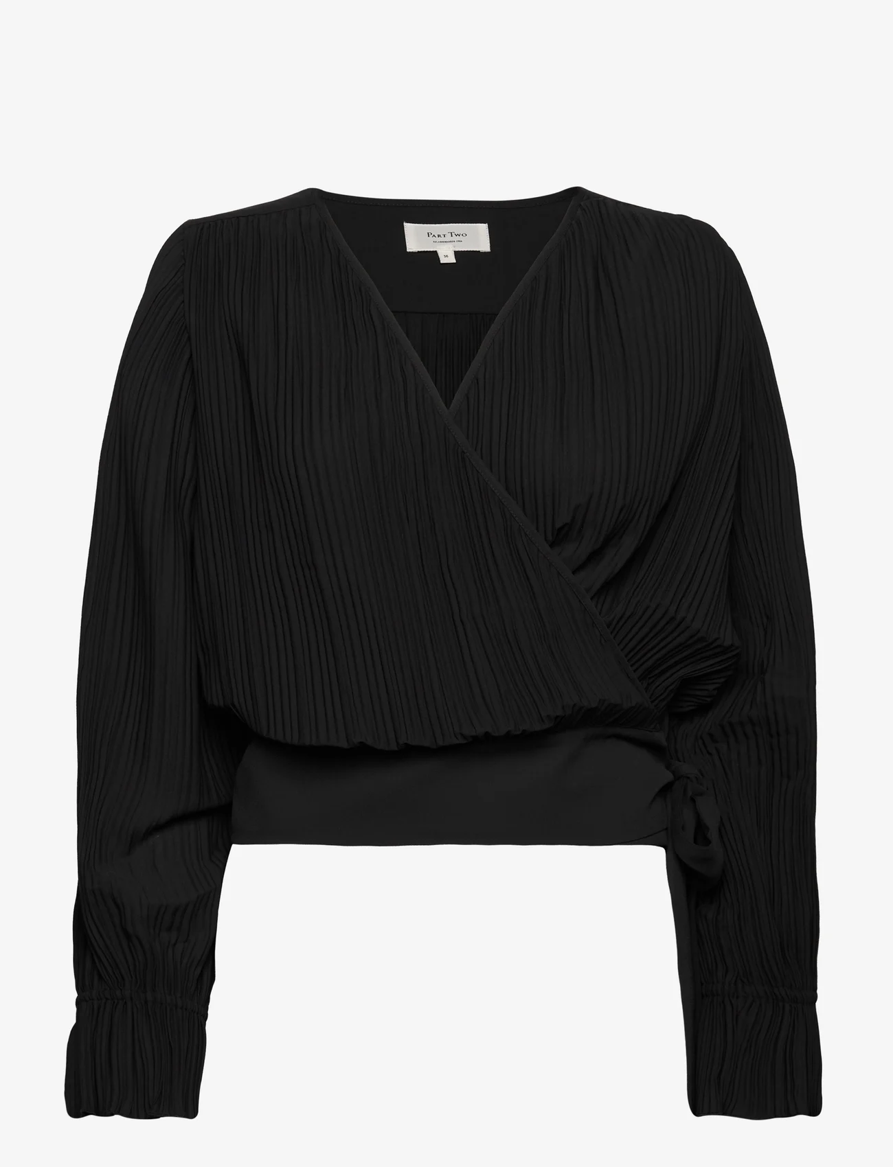 Part Two - DaninePW BL - long-sleeved blouses - black - 0