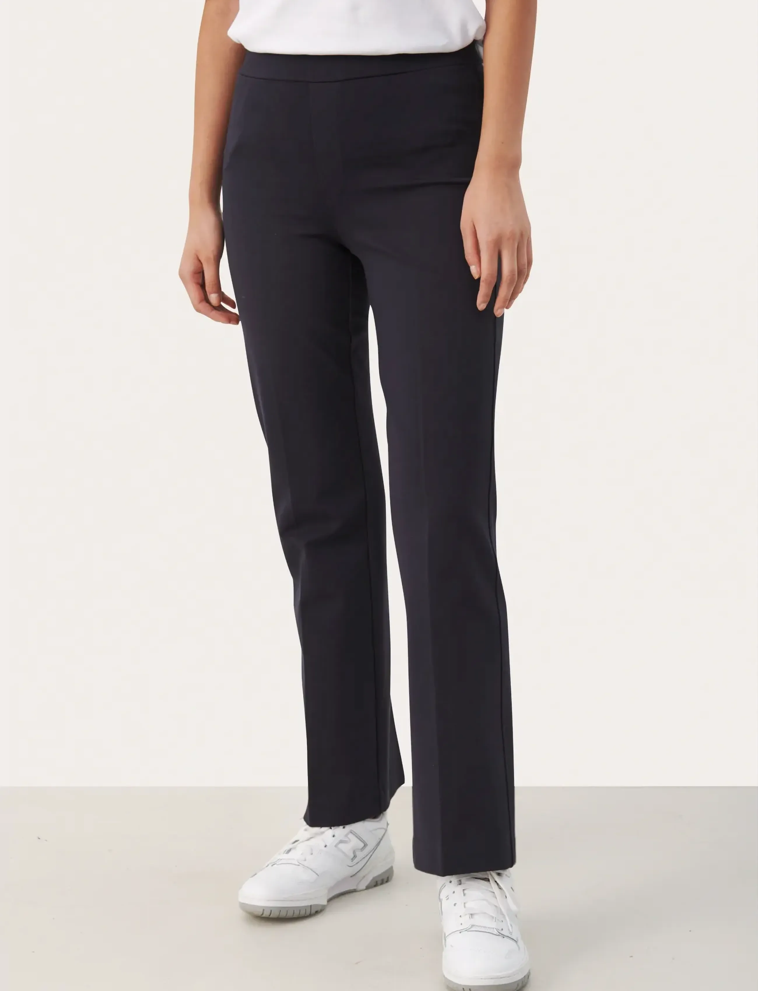 Part Two MightyPW PA - Bukser med lige ben - DARK NAVY / navy