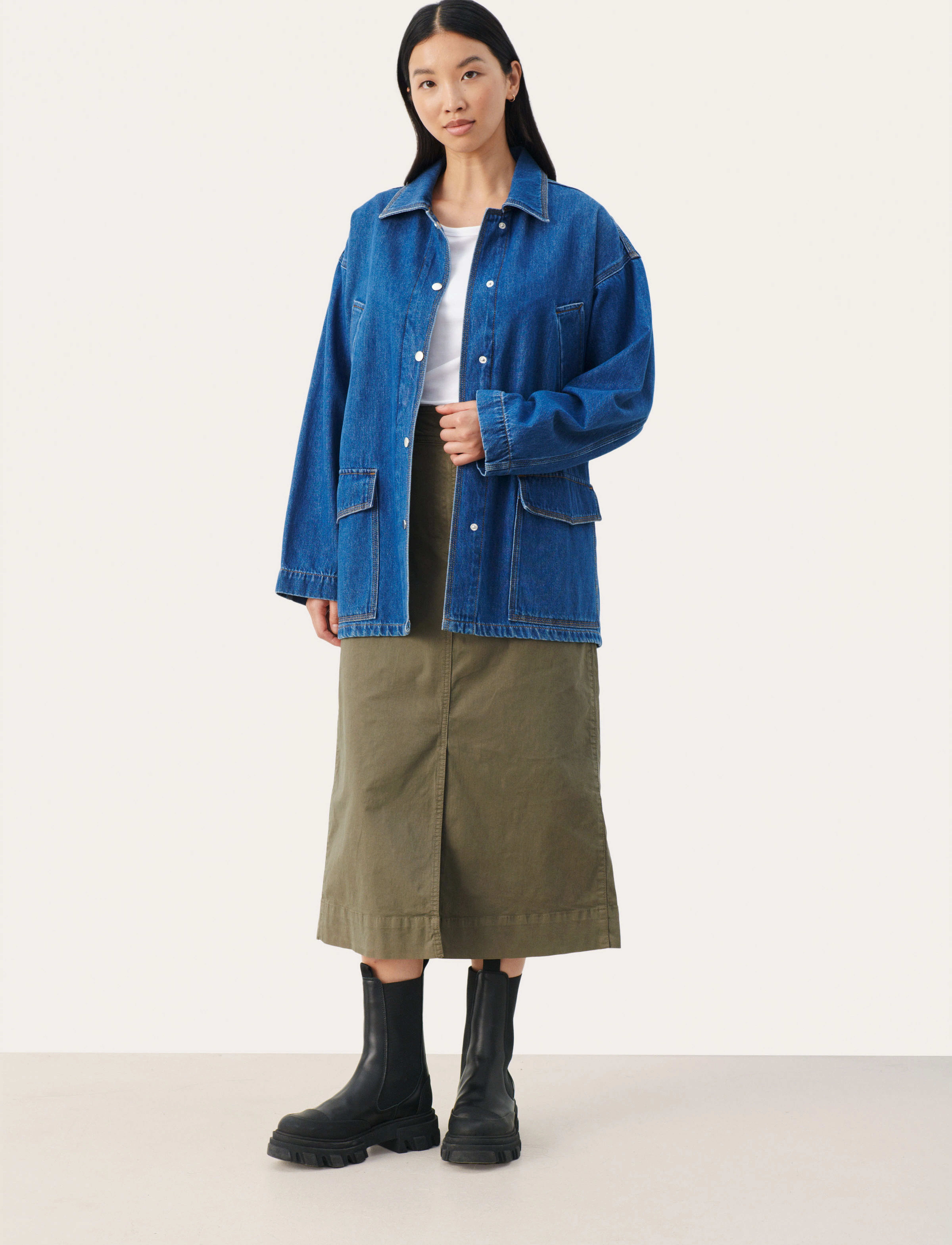 Part Two - ElmiraPW OTW - medium blue denim - 3