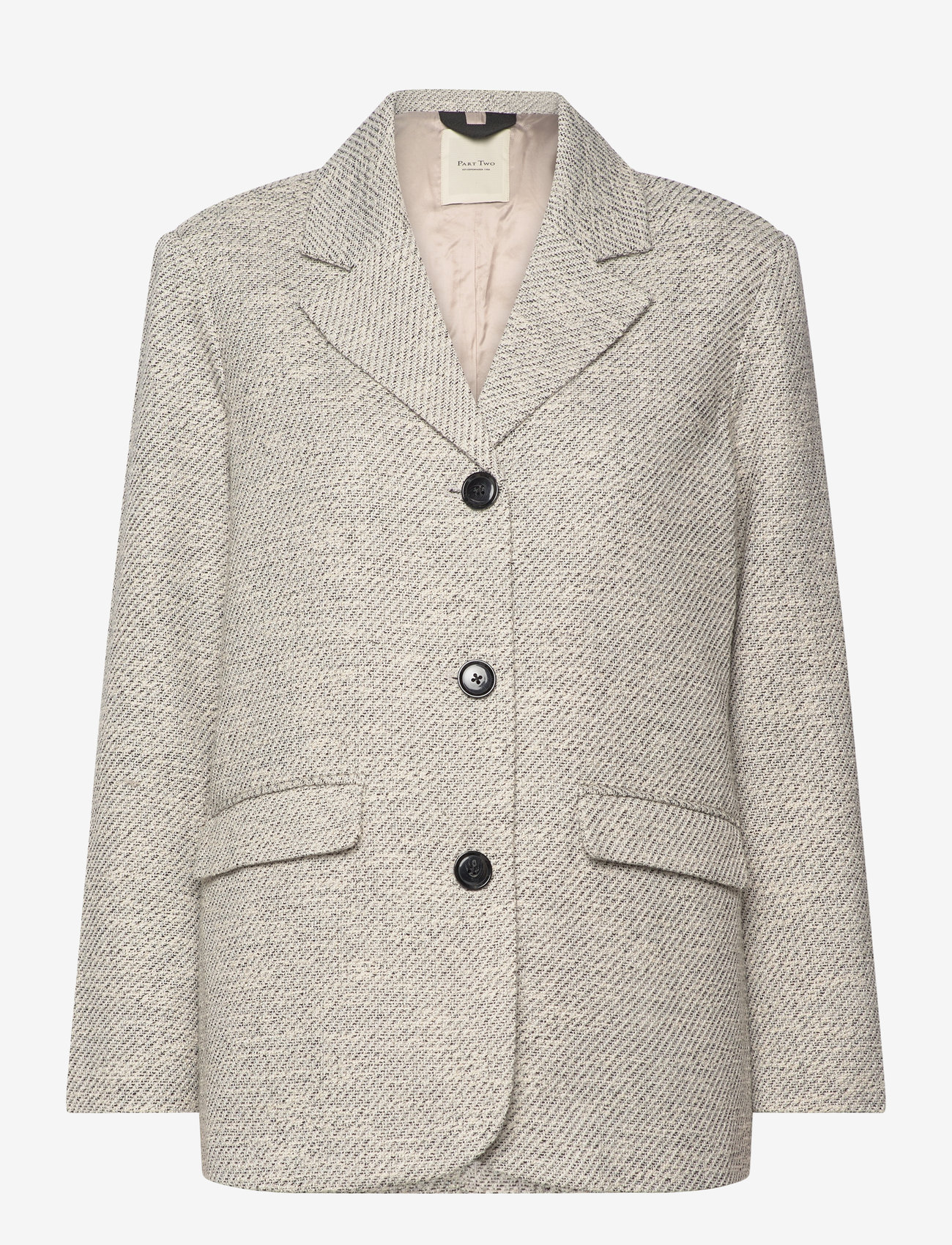 Part Two - CeylaePW OTW - einreihige blazer - salt and pepper - 0