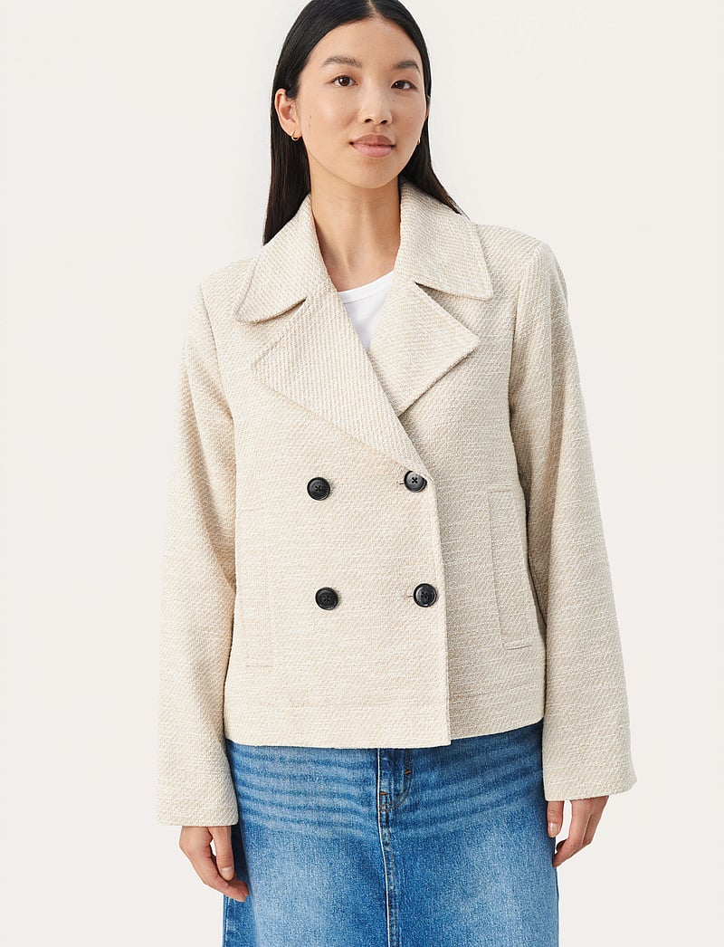 Part Two - EvalinaPW OTW - frühlingsjacken - natural melange - 0