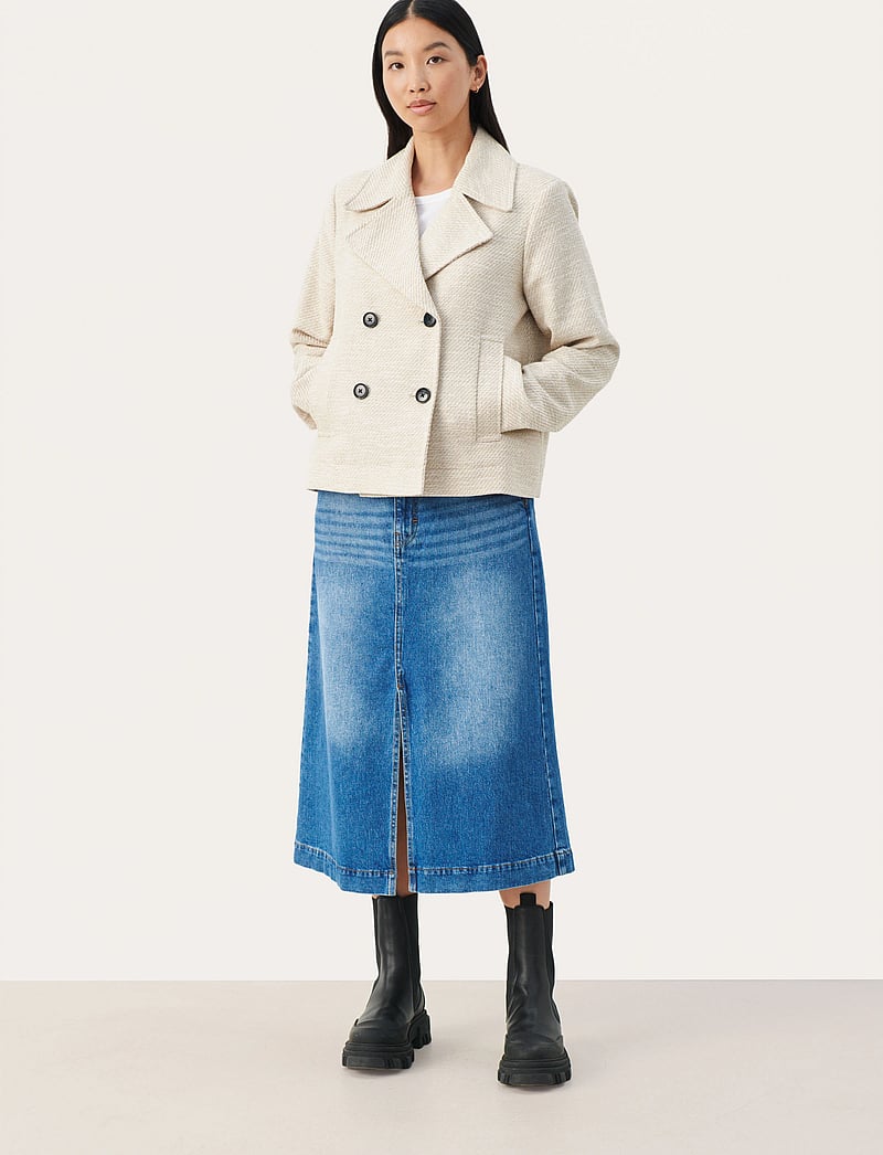 Part Two - EvalinaPW OTW - frühlingsjacken - natural melange - 3