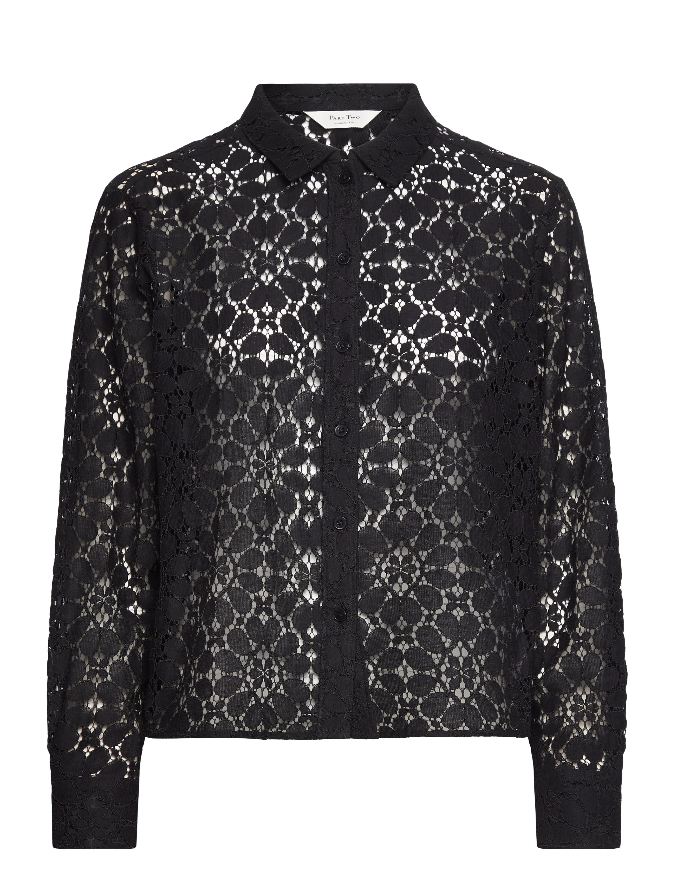 Part Two DittaPW SH - Blouses & Overhemden - BLACK / black