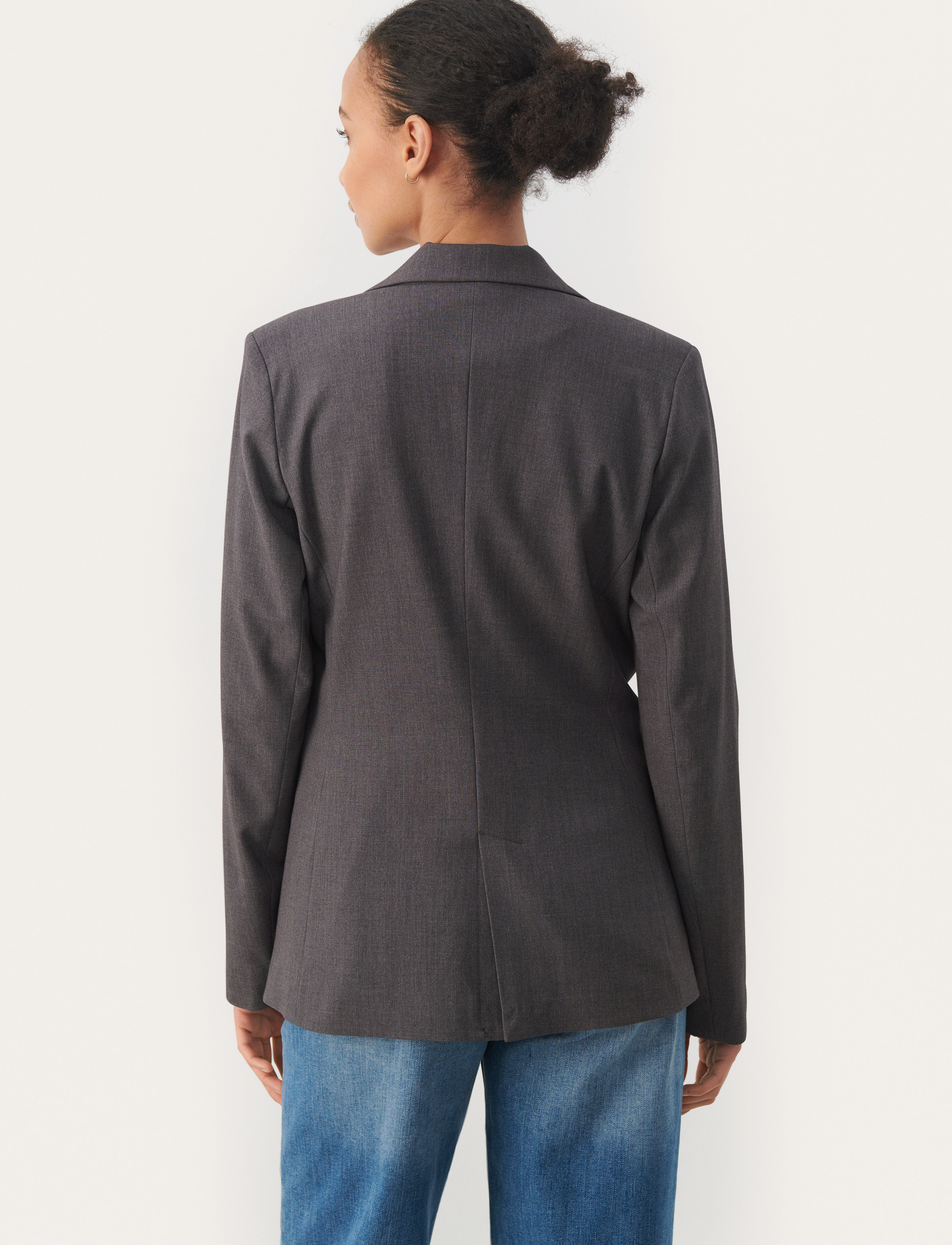 Part Two - TaylorsPW BZ - single breasted blazers - gray flannel melange - 5