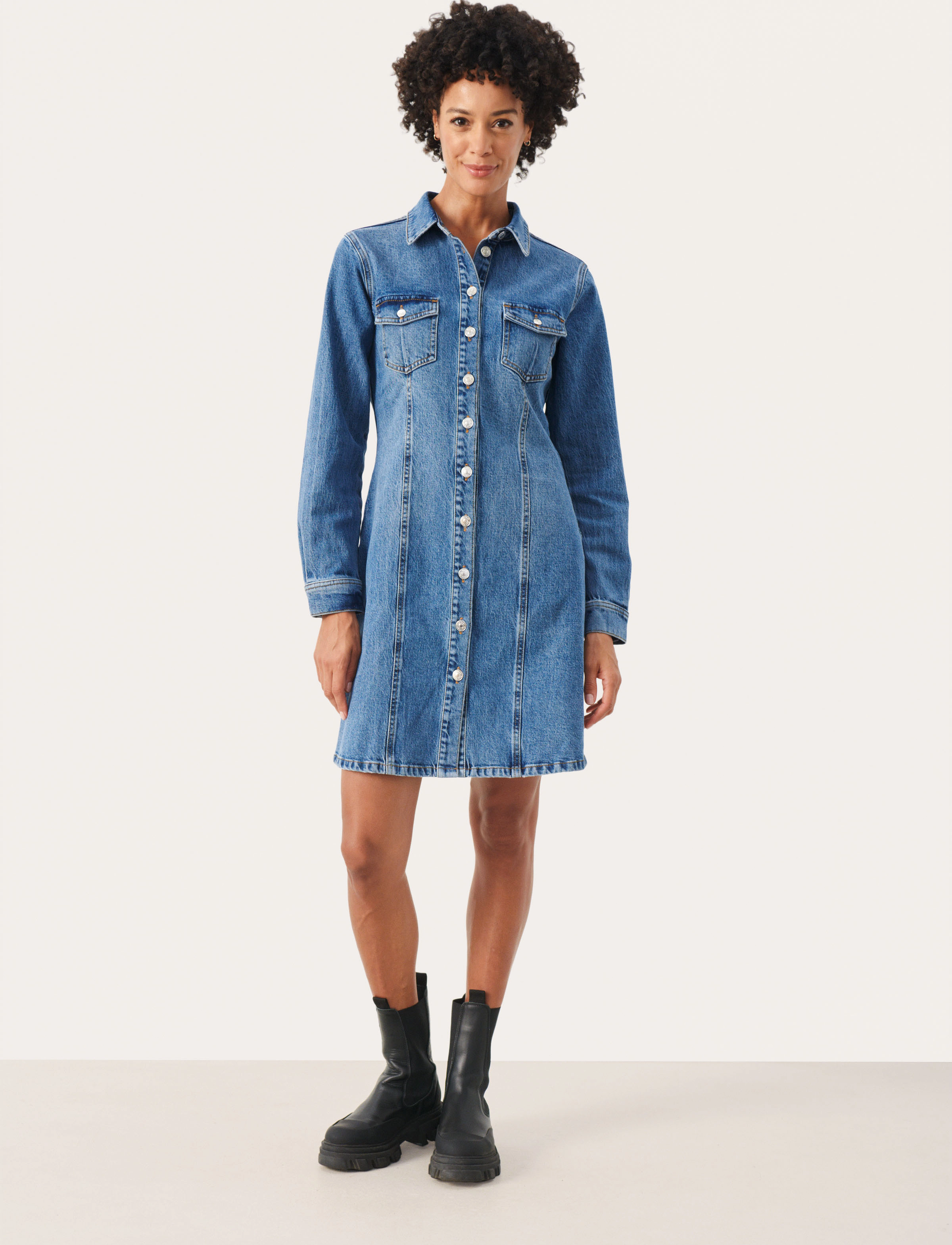Part Two - FivaPW DR - medium blue denim - 3