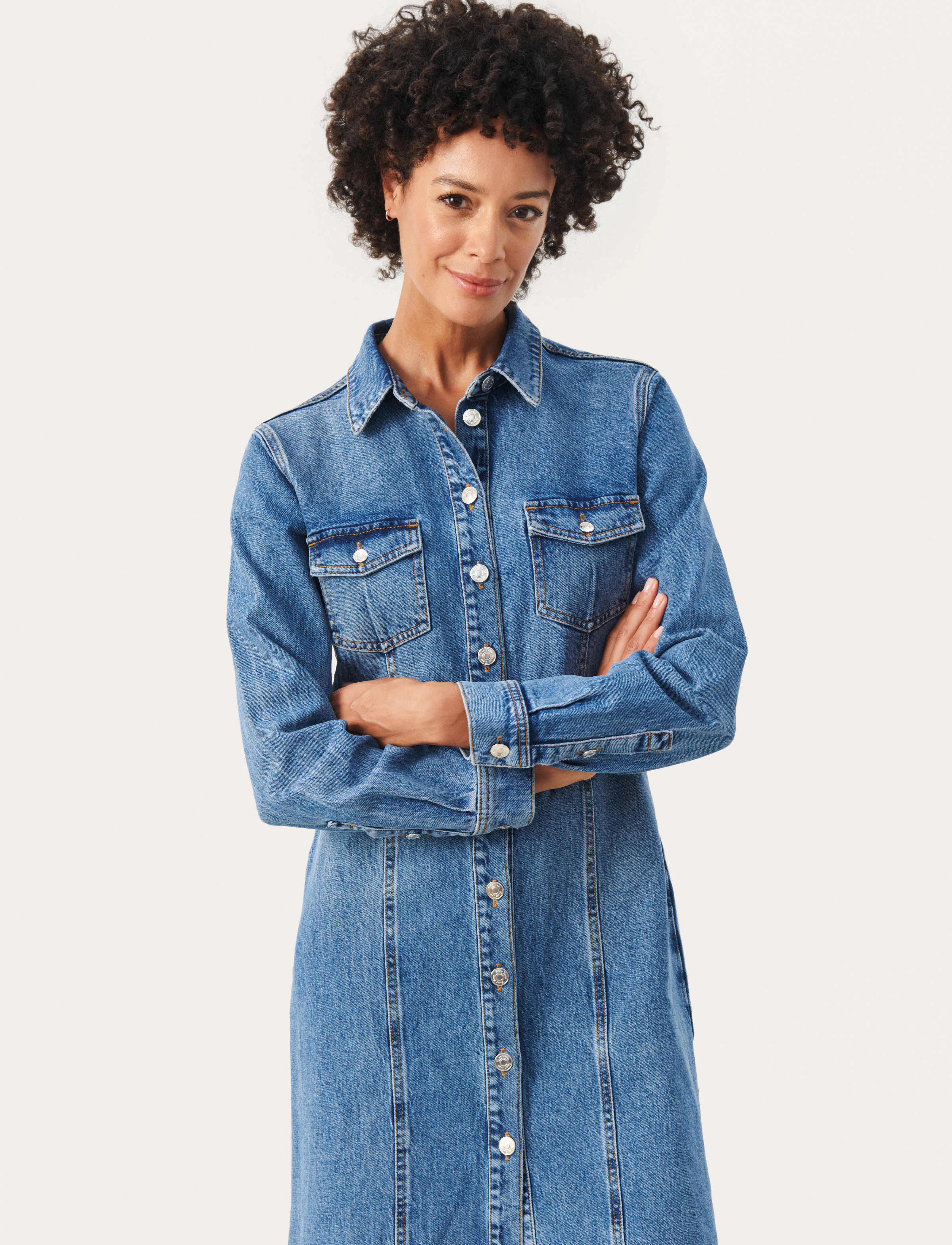 Part Two - FivaPW DR - medium blue denim - 4