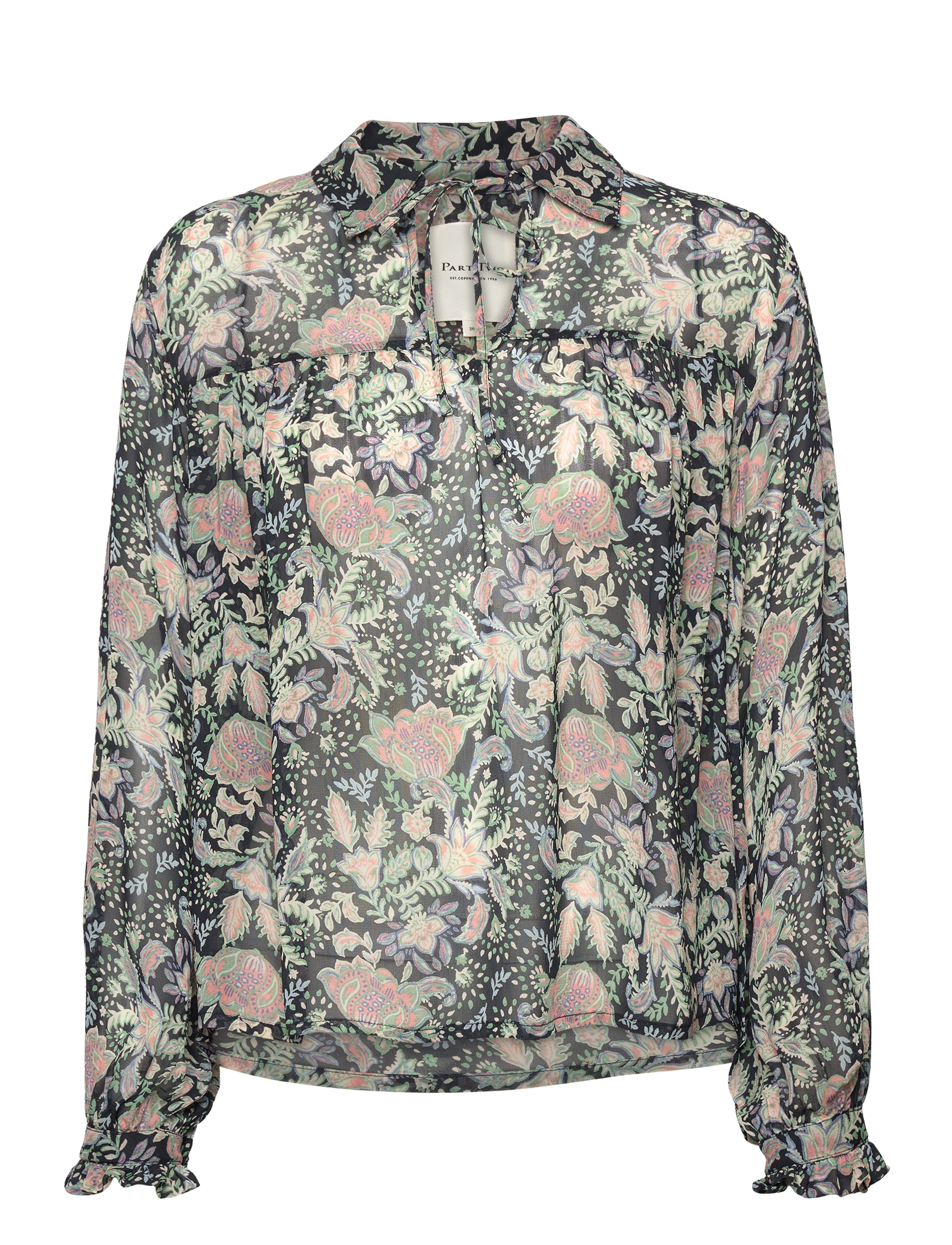 DARK NAVY MULTI FLEUR PRINT