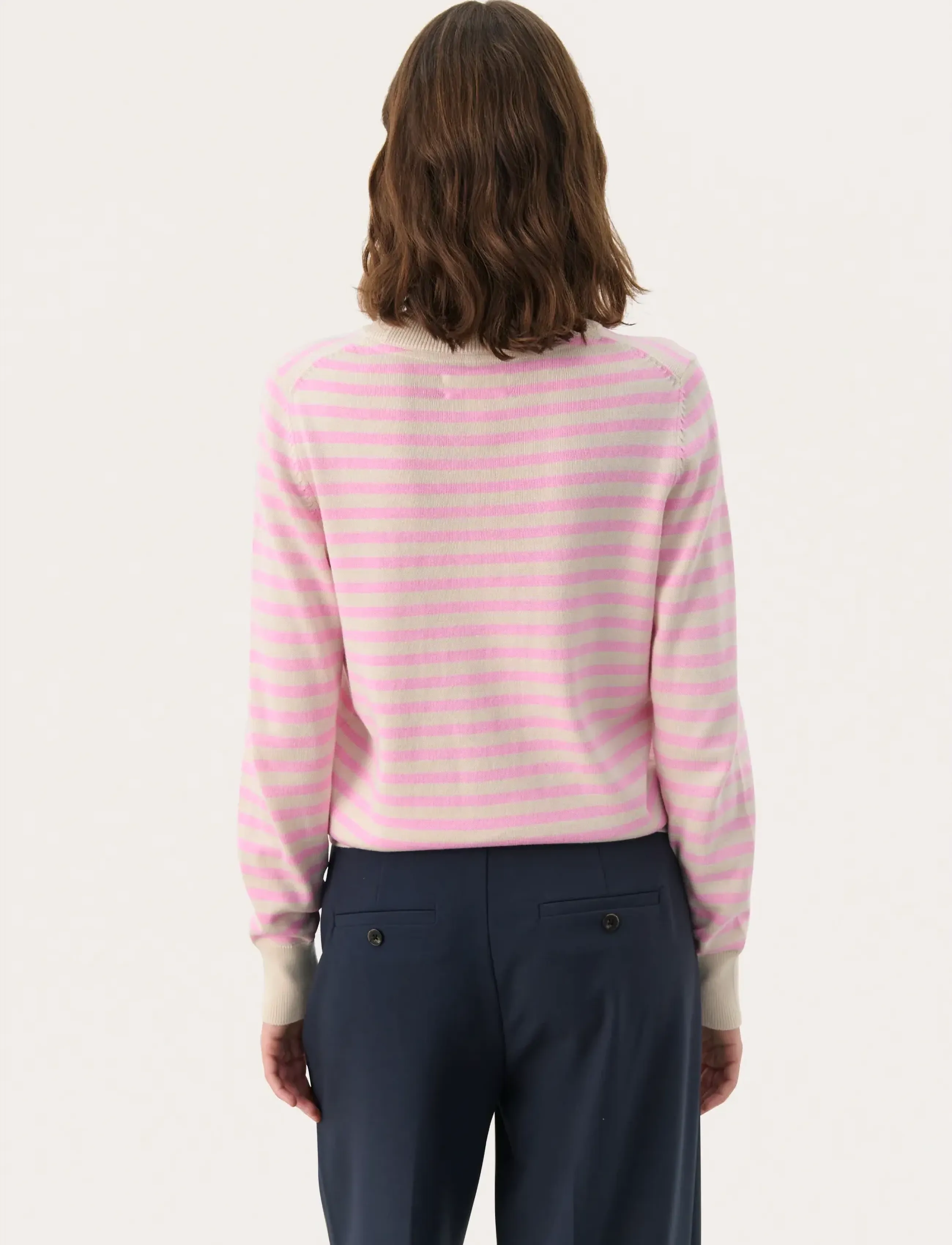 Part Two - GertiePW PU - pullover - prism pink stripe - 4