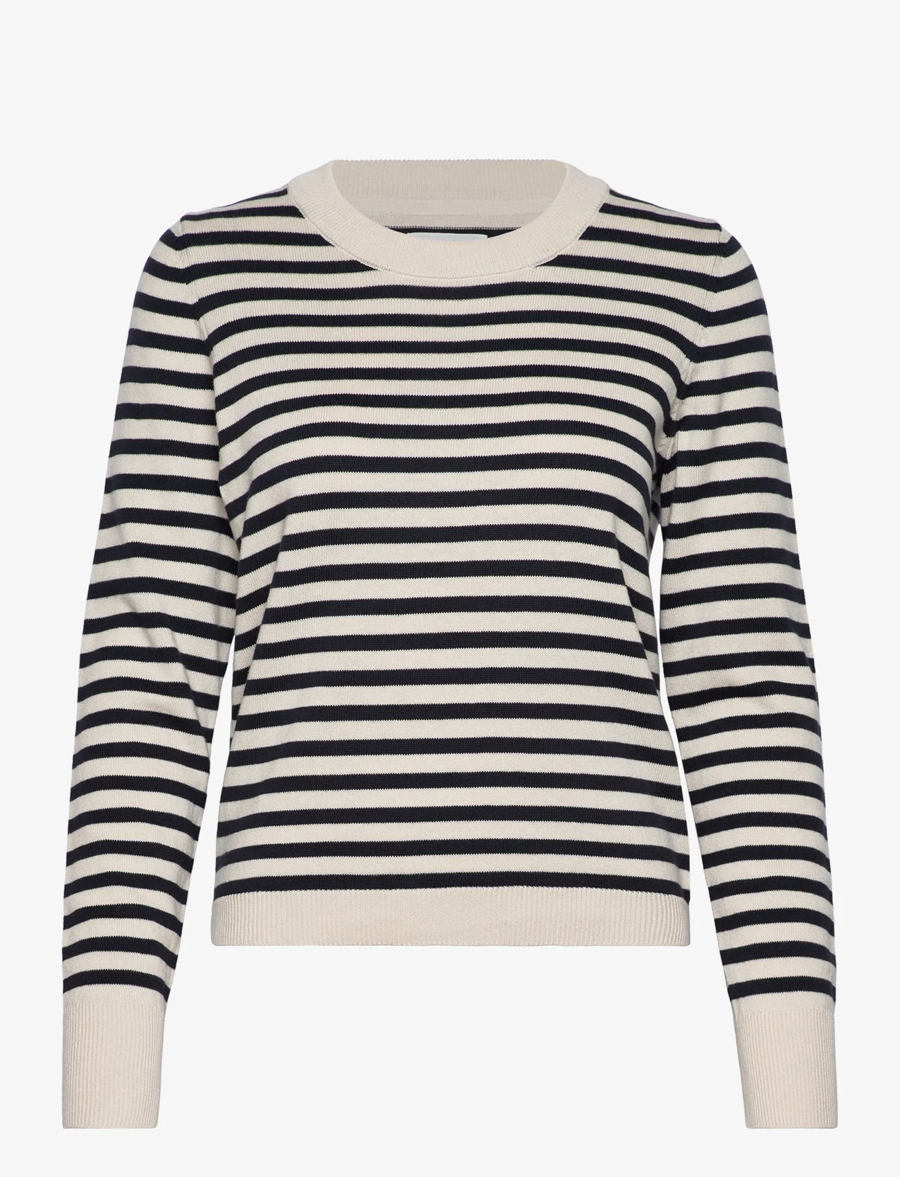 Part Two - GertiePW PU - sweaters - whitecap gray stripe - 0