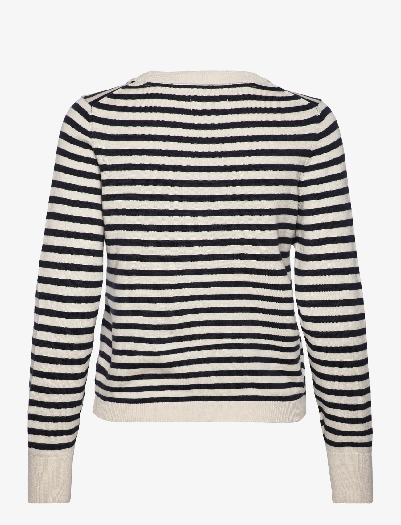 Part Two - GertiePW PU - sweaters - whitecap gray stripe - 1