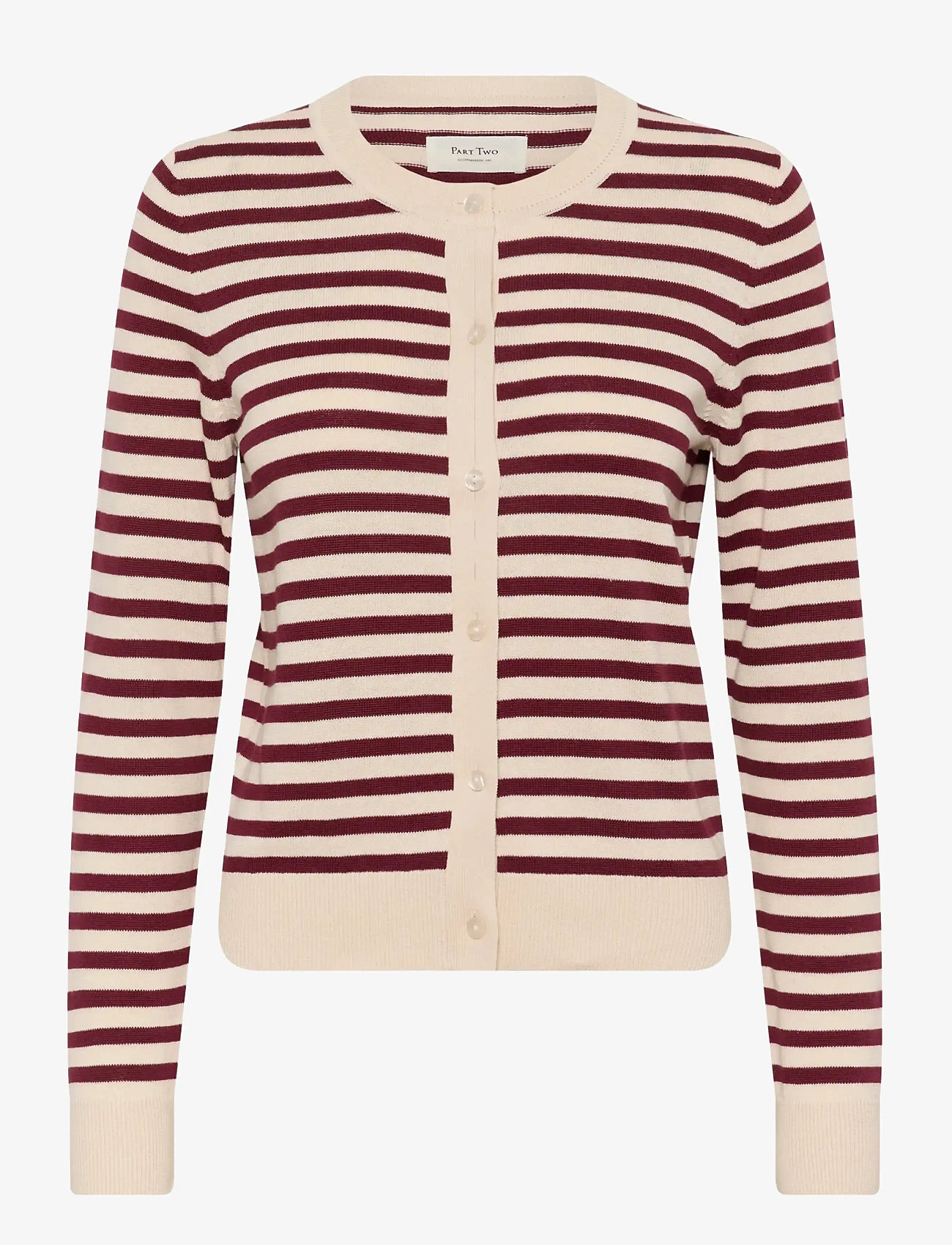 Part Two - TanishaPW CA - cardigans - tawny port stripe - 1
