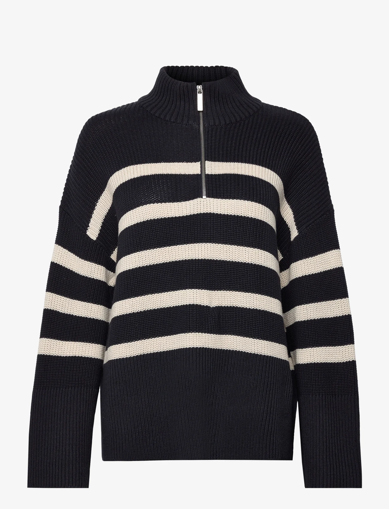 Part Two - RajanaPW PU - sweaters - dark navy stripe - 0