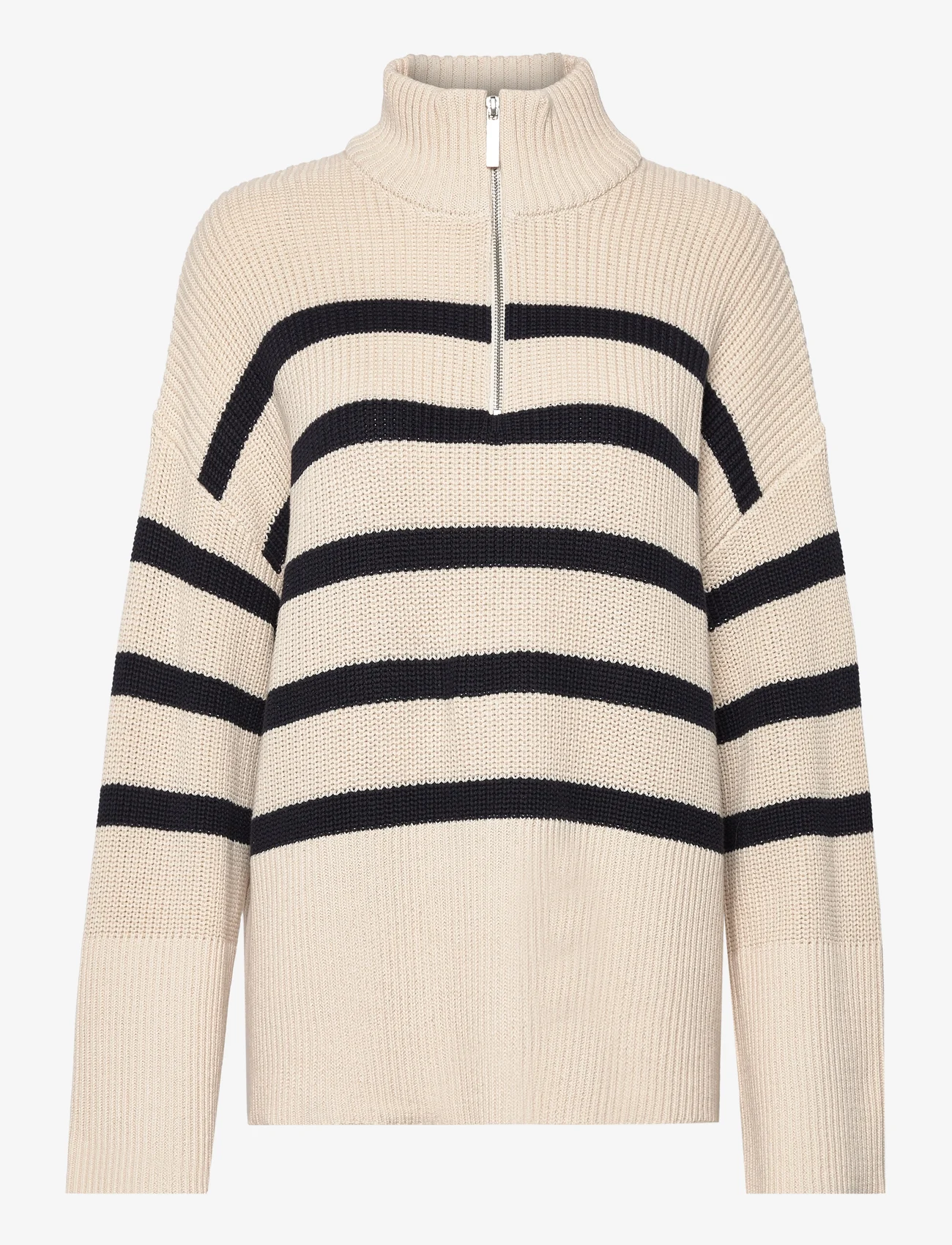 Part Two - RajanaPW PU - sweaters - whitecap gray stripe - 0