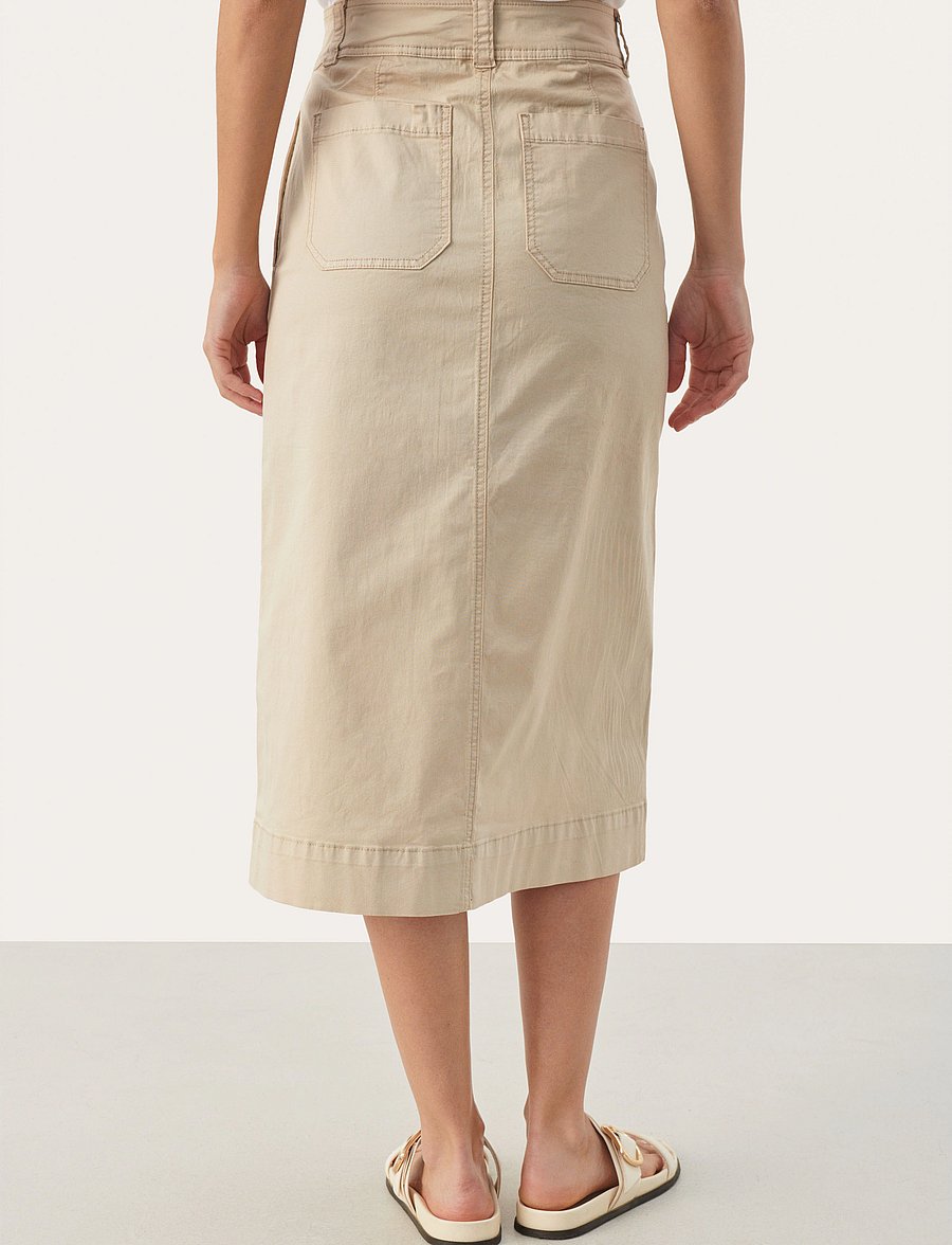 Part Two - FanniesPW SK - midi kjolar - white pepper - 3