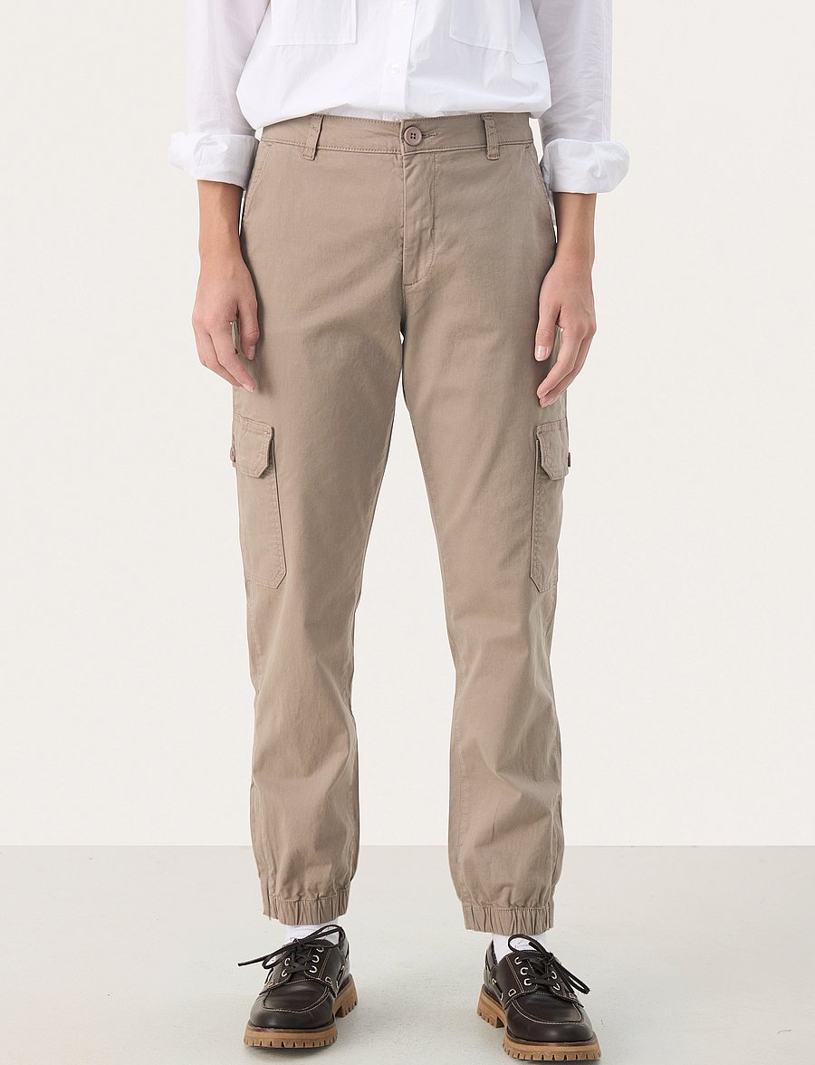 Part Two - SevensPW PA - cargo-hosen - desert taupe - 0