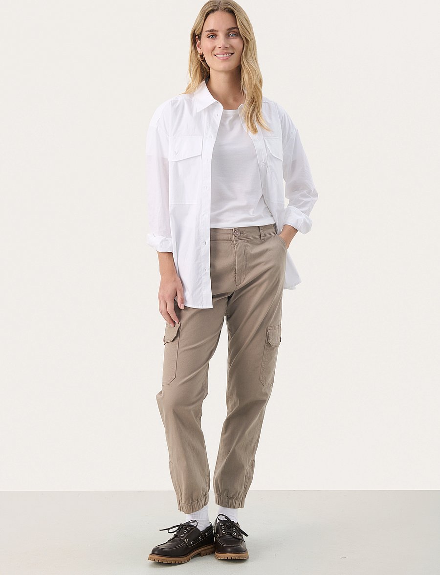 Part Two - SevensPW PA - cargo-hosen - desert taupe - 3