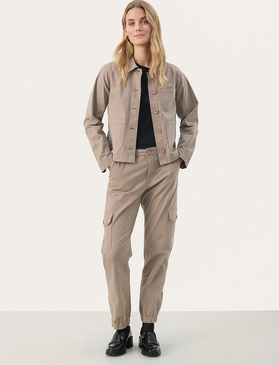 Part Two - SevensPW PA - cargo-hosen - desert taupe - 4