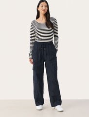 Part Two - FeluccaPW PA - wide leg trousers - dark navy - 3