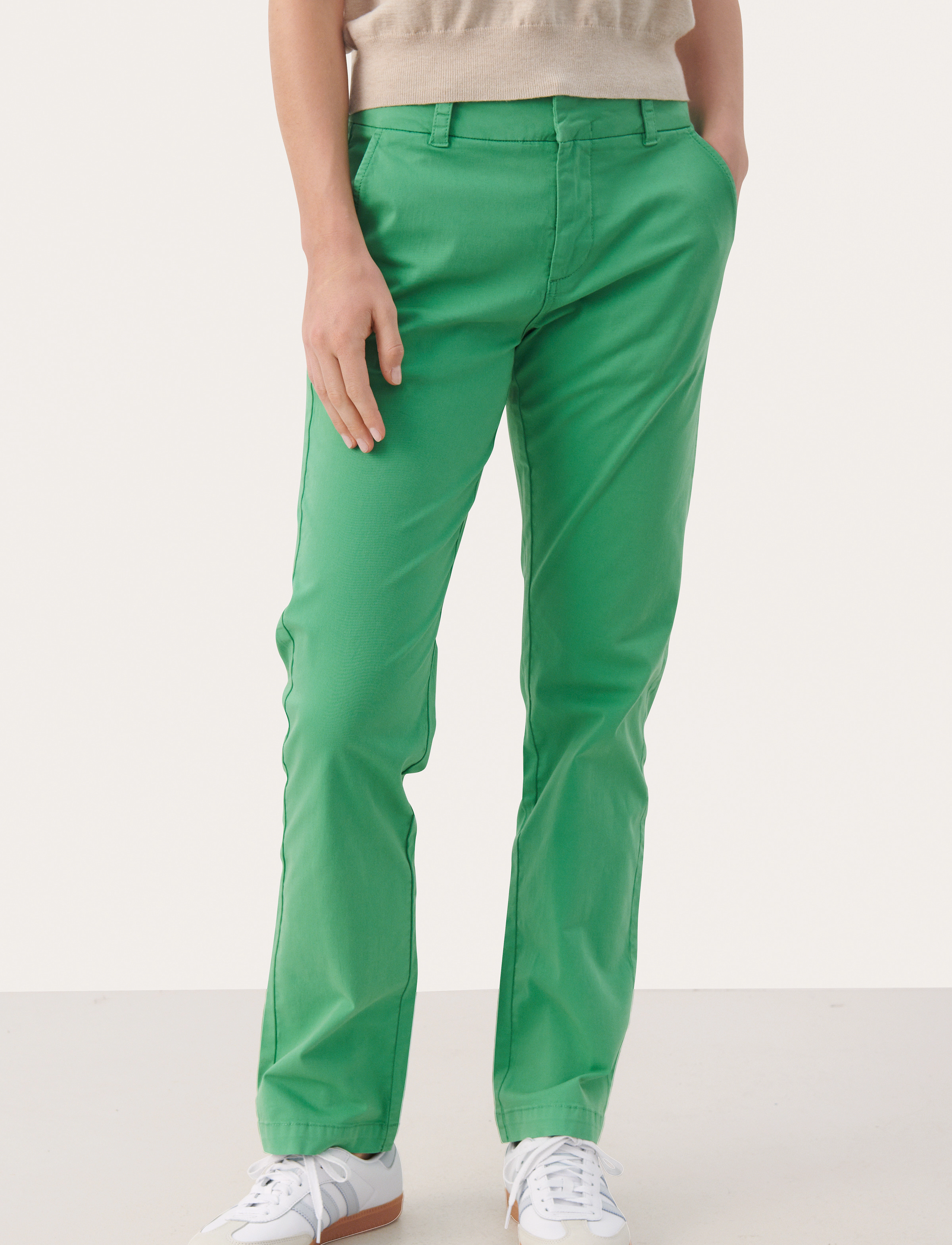Part Two Soffynpw Pa, 36, Green, Bukser > Chinos, Dame