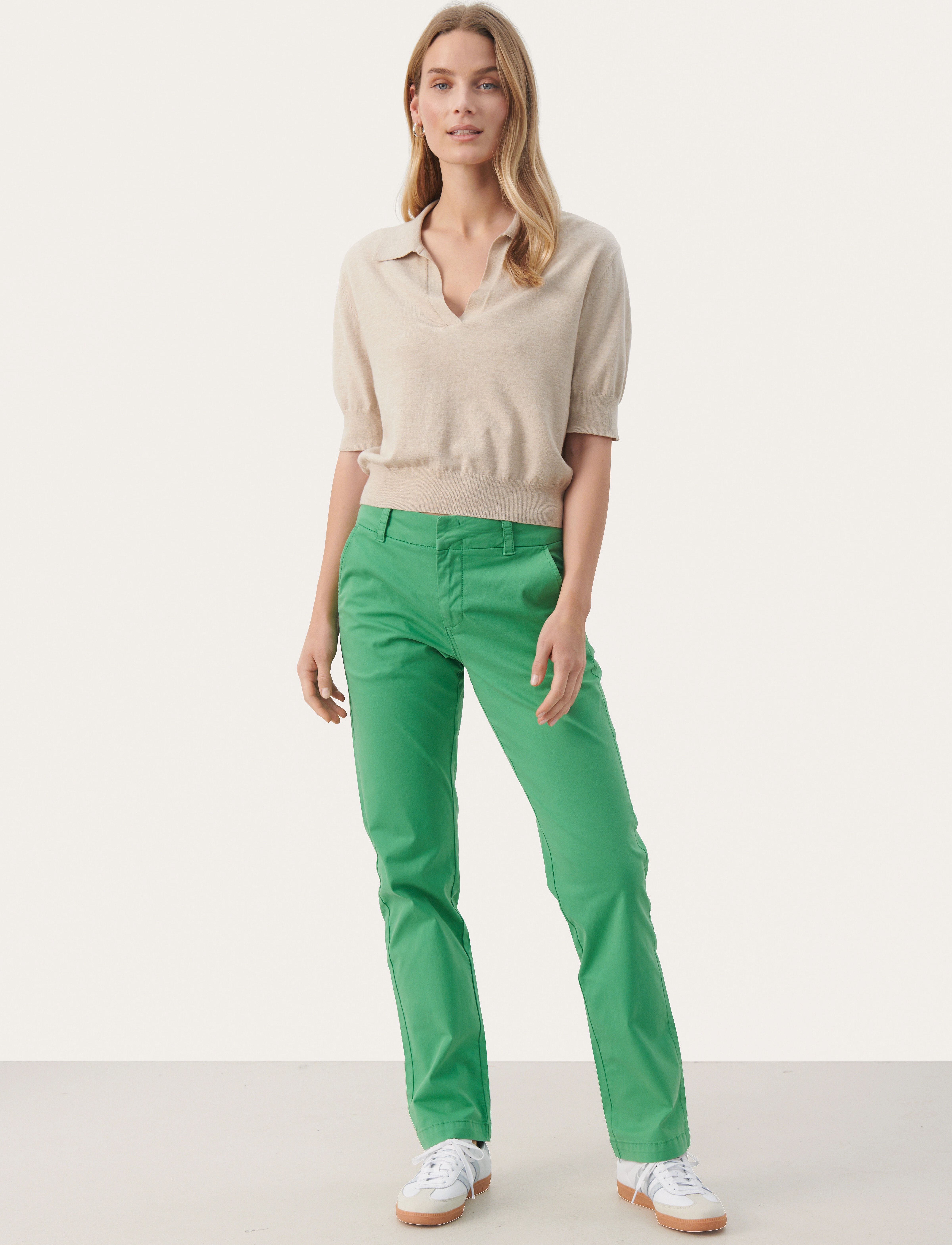 Part Two - SoffynPW PA - chinos - green spruce - 3