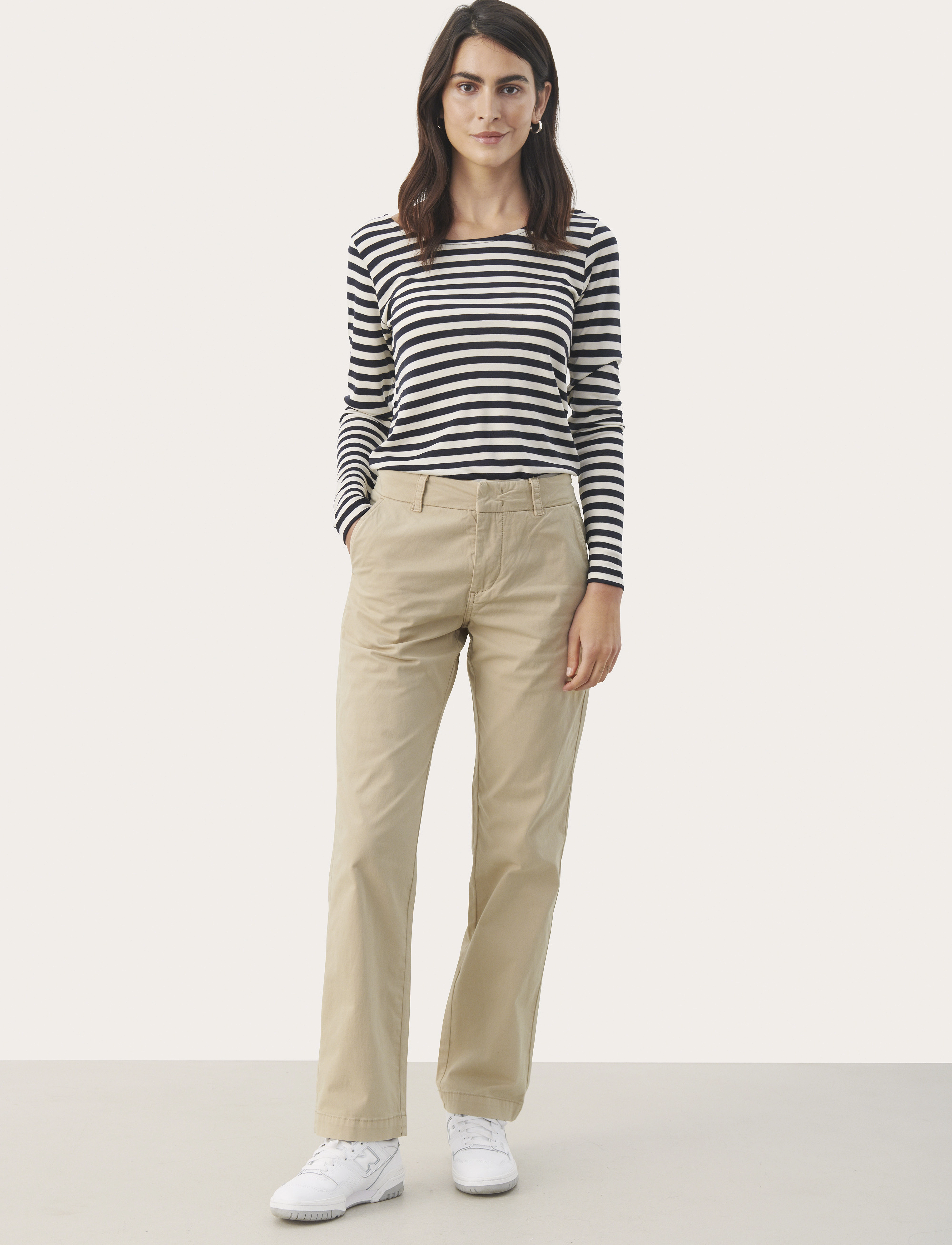Part Two - SoffynPW PA - chinos - white pepper - 3
