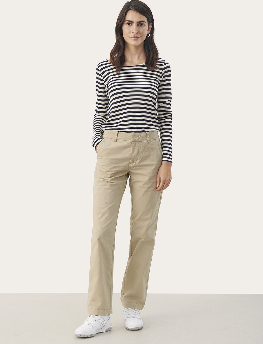 Part Two - SoffynPW PA - chinos - white pepper - 3