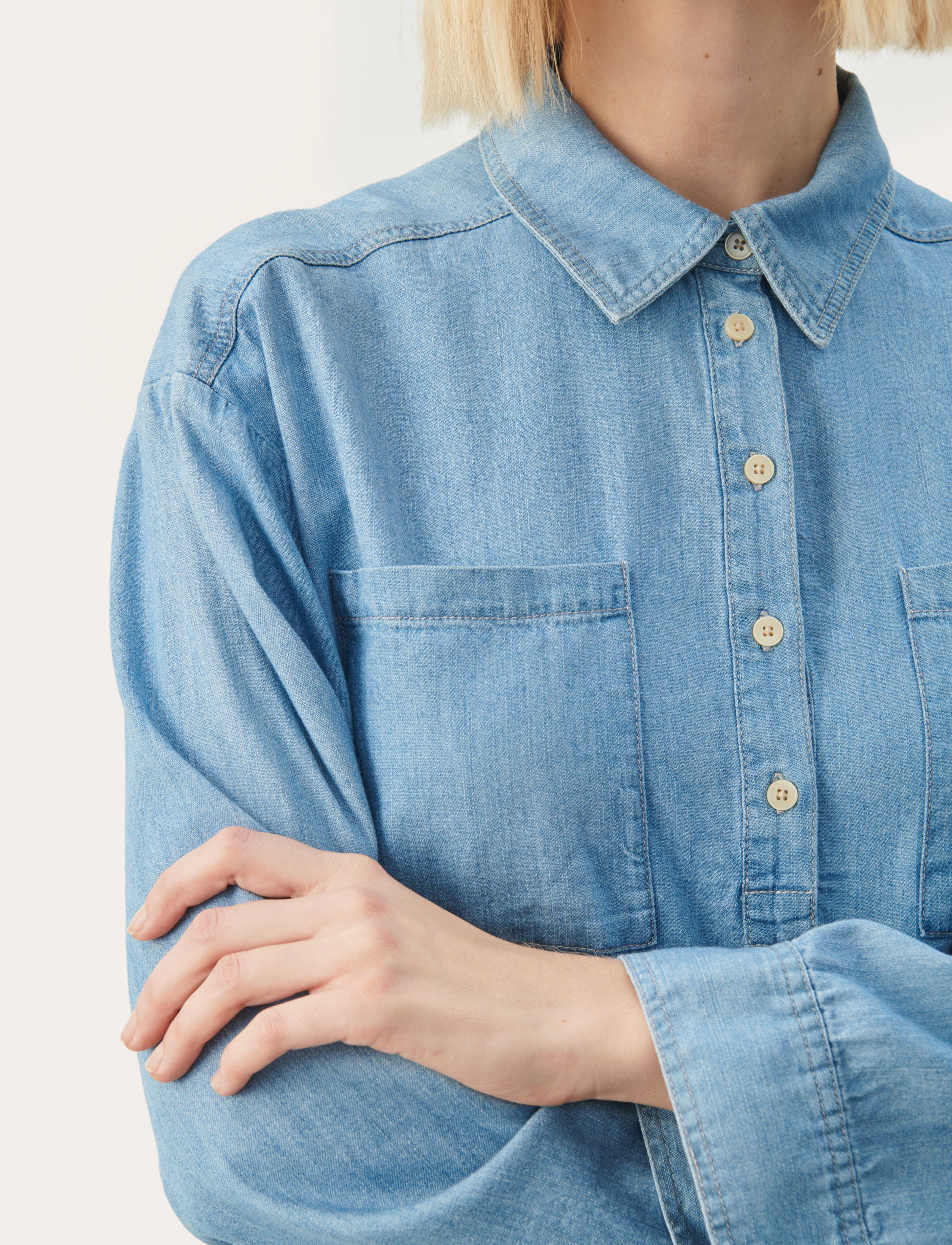 Part Two - EmmarosePW SH - light blue denim - 4