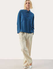 Part Two - EmmarosePW SH - denimskjorter - medium blue denim - 3