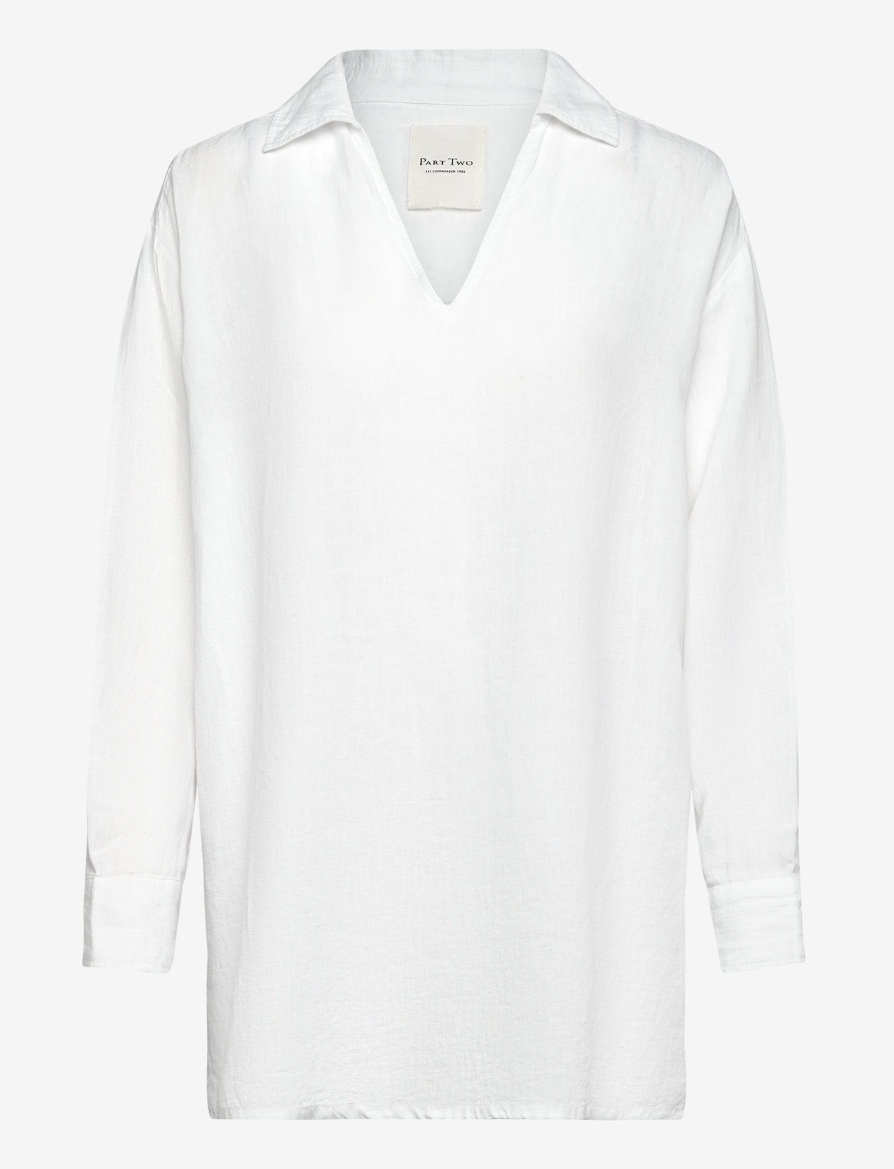 Part Two - ElvisaPW BL - leinenhemden - bright white - 0