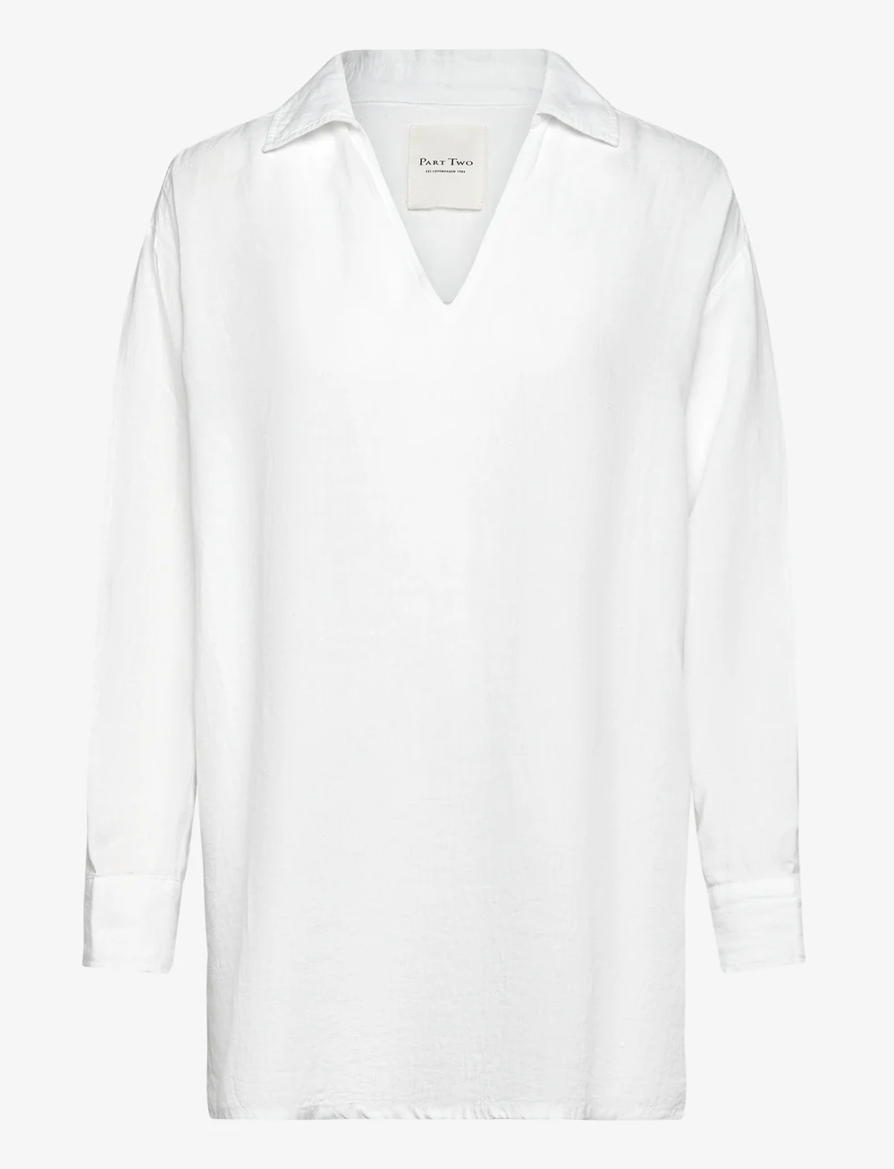 Part Two - ElvisaPW BL - leinenhemden - bright white - 1