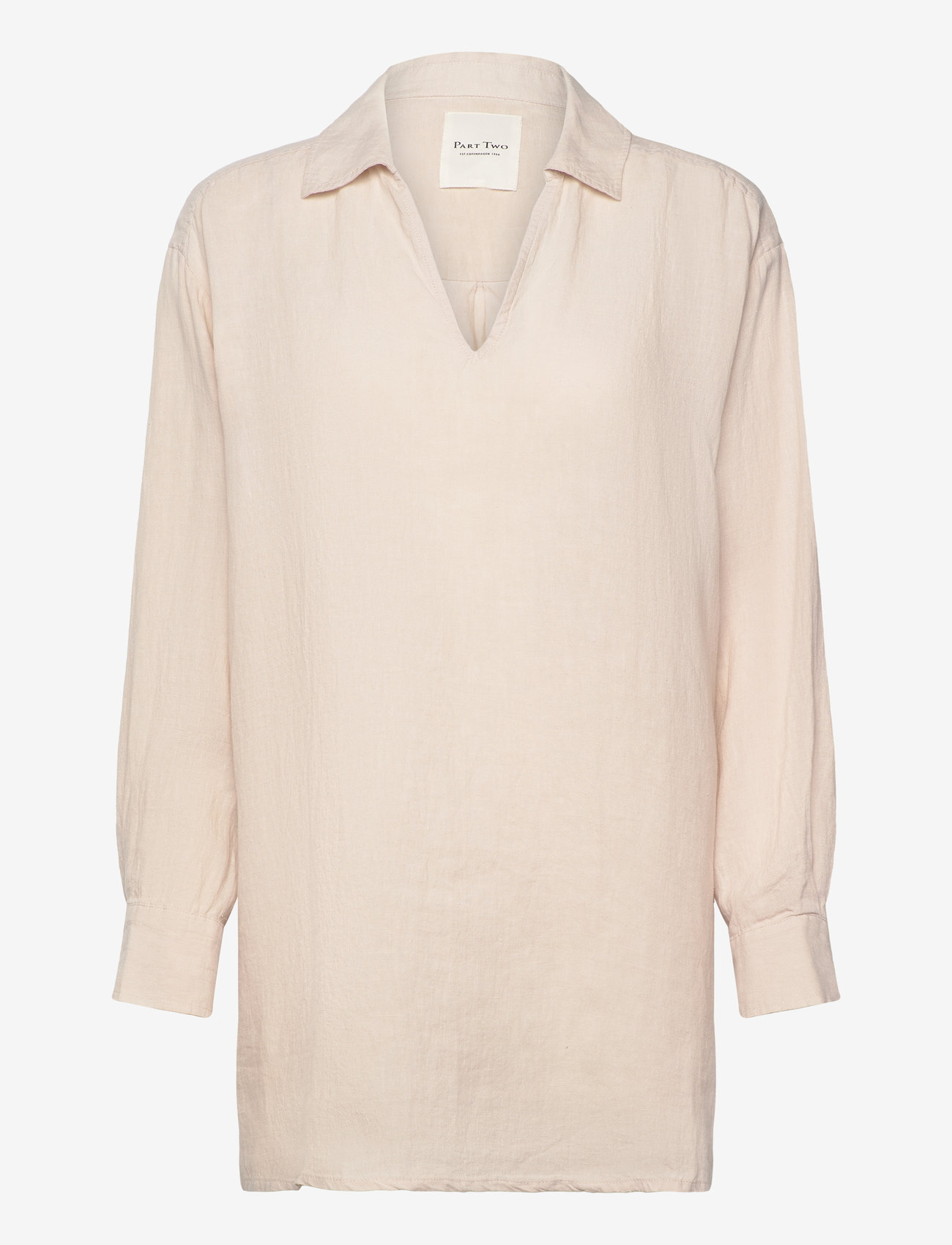 Part Two - ElvisaPW BL - hørskjorter - french oak - 0