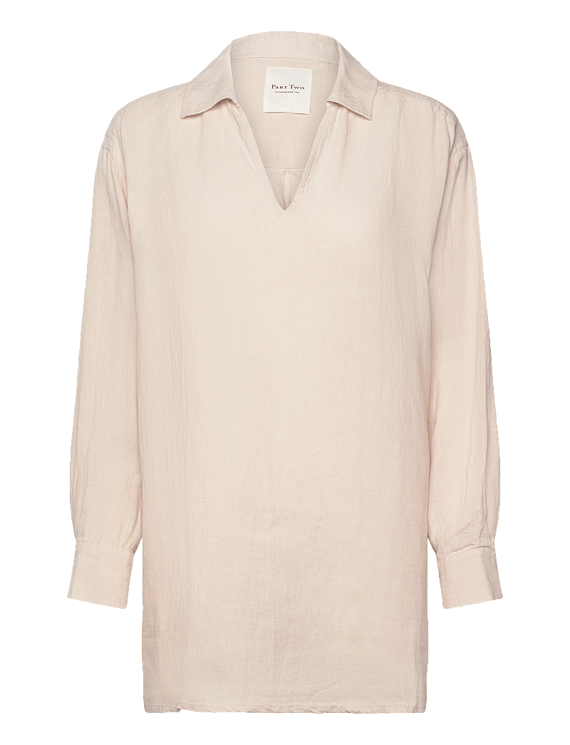 Part Two - ElvisaPW BL - linneskjortor - french oak - 0