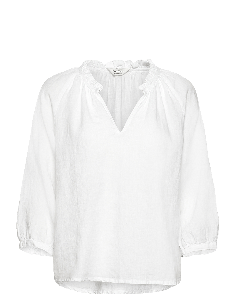 Part Two - ElodyPW BL - långärmade blusar - bright white - 1