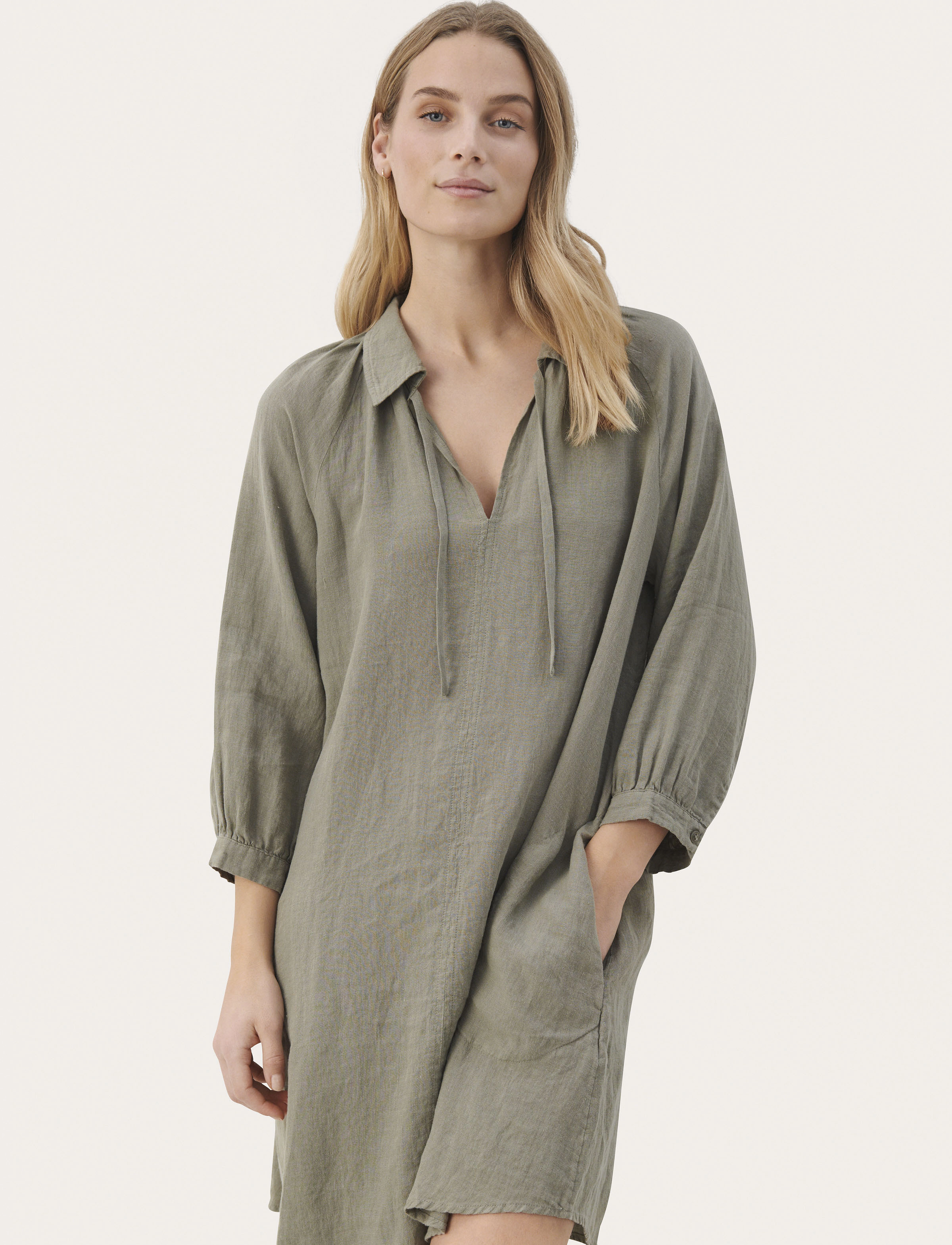 Part Two EronaPW DR - Kleidid - VETIVER / khaki/green