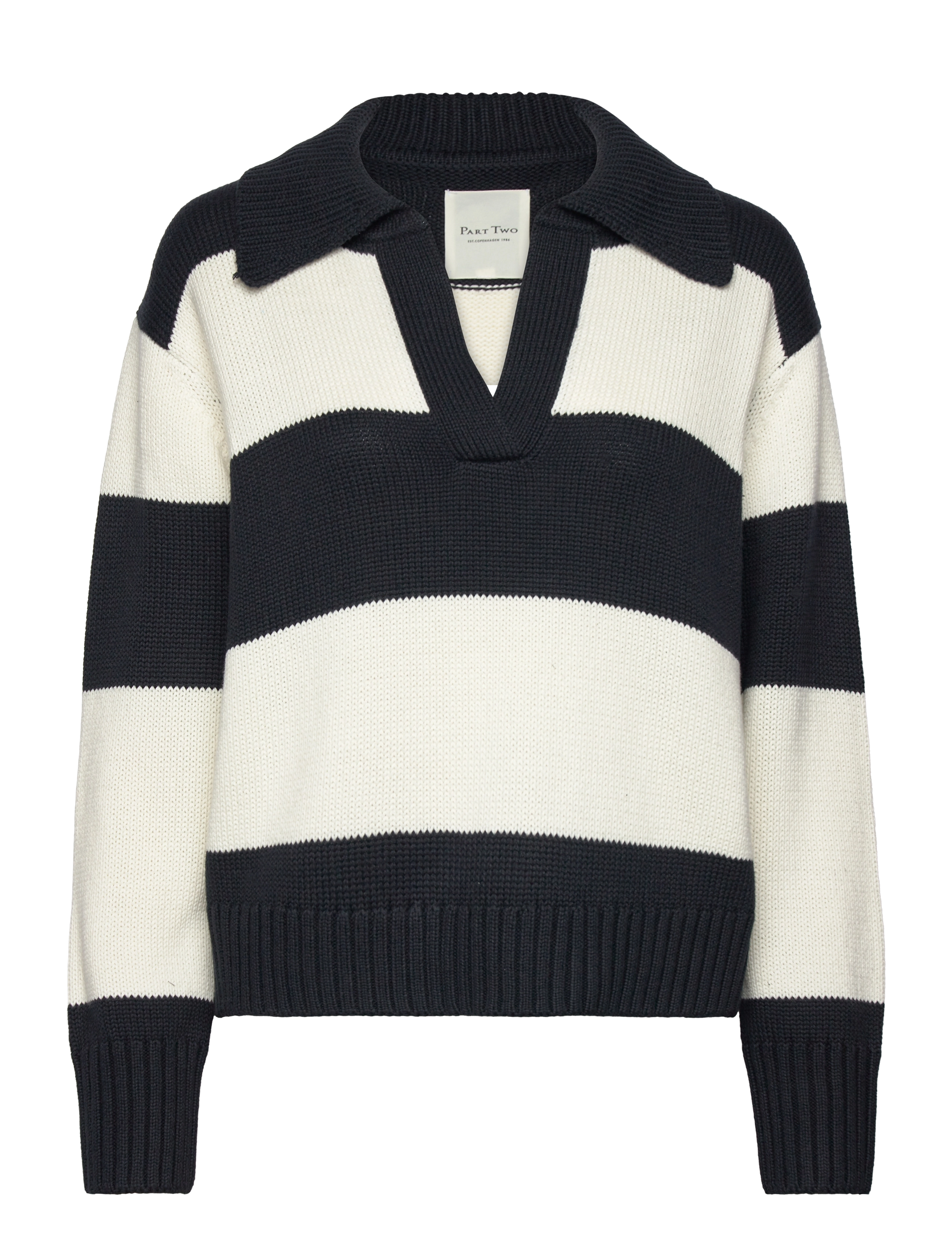 Part Two ElindaPW PU - Tøj - DARK NAVY BOLD STRIPE / navy