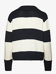 Part Two - ElindaPW PU - swetry - dark navy bold stripe - 1