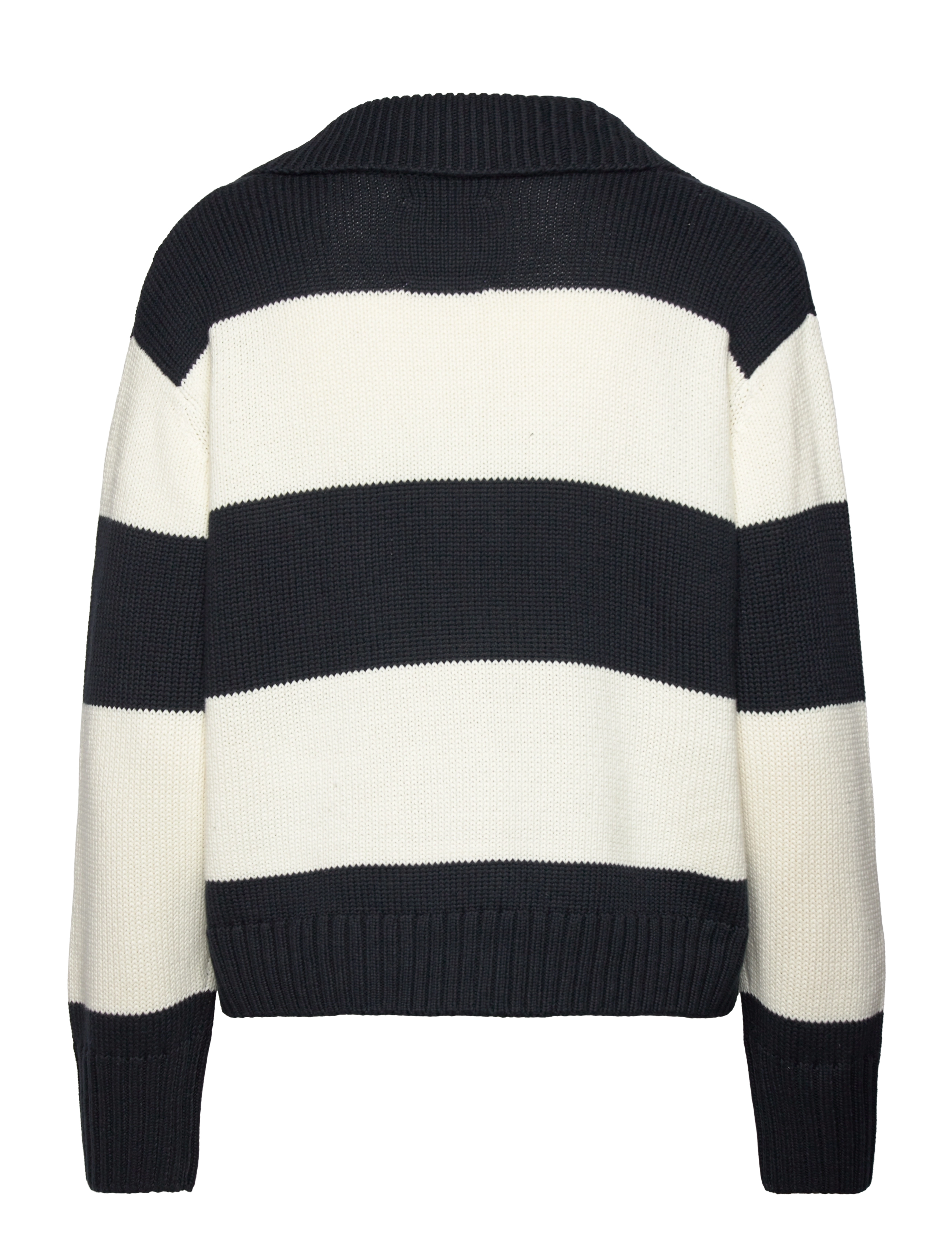 Part Two - ElindaPW PU - dark navy bold stripe - 2