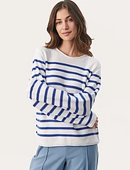 Part Two - EivorPW PU - sweaters - deep ultramarine stripe - 2
