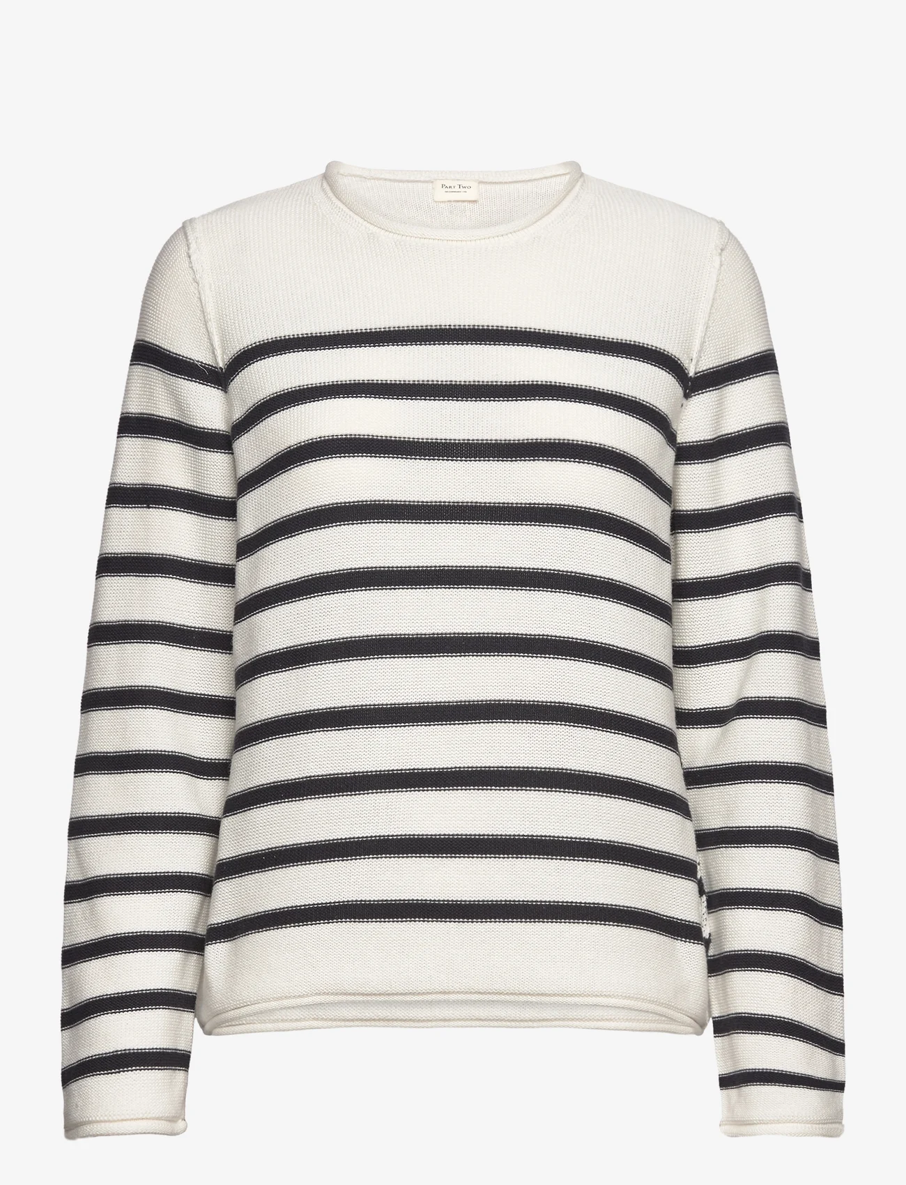 Part Two - EivorPW PU - sweaters - dark navy stripe - 0
