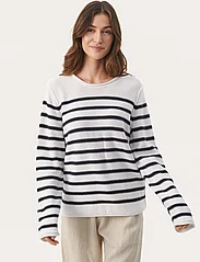Part Two - EivorPW PU - sweaters - dark navy stripe - 2