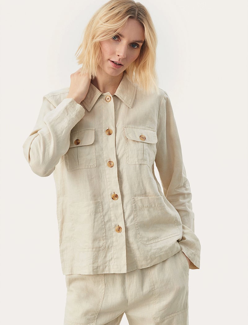 Part Two - ElnoraPW JA - linen shirts - french oak - 0