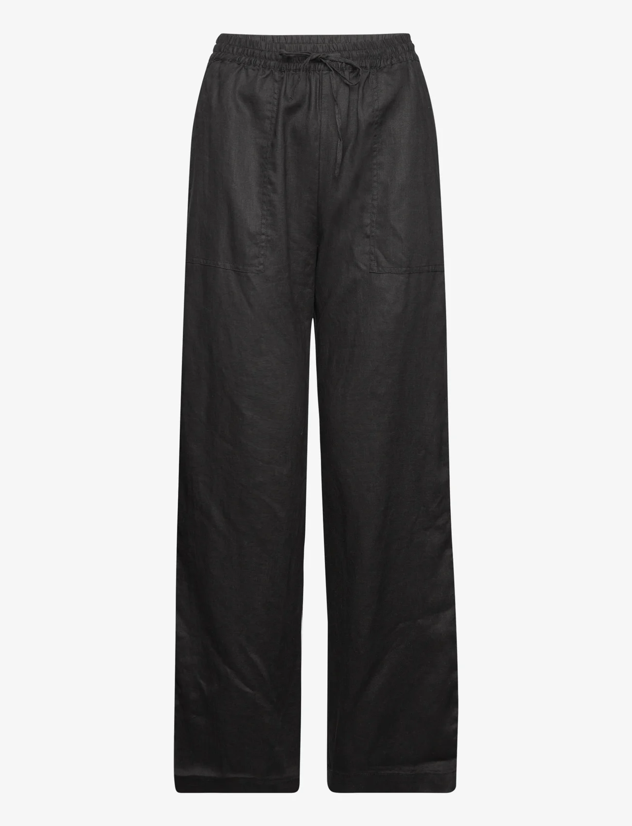 Part Two - EniolaPW PA - linen trousers - black - 0