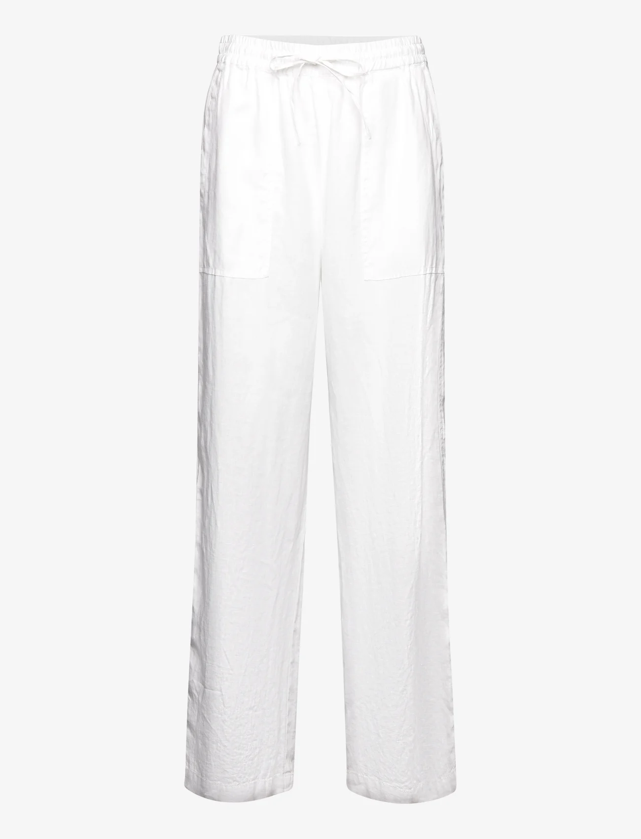 Part Two - EniolaPW PA - linen trousers - bright white - 0