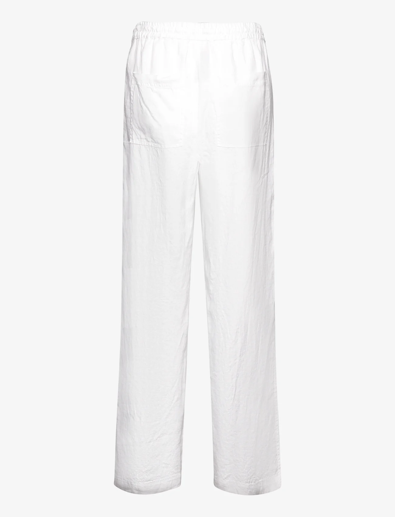 Part Two - EniolaPW PA - linen trousers - bright white - 1