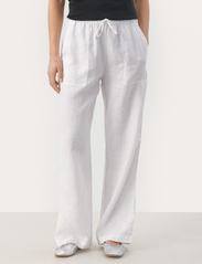 Part Two - EniolaPW PA - linen trousers - bright white - 2