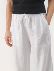 Part Two - EniolaPW PA - linen trousers - bright white - 5