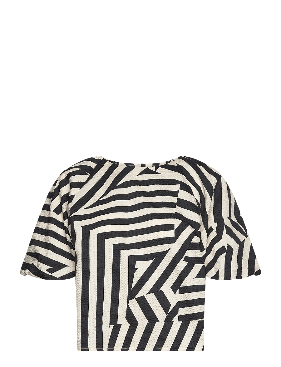 Part Two - EstermarinePW BL - lühikeste varrukatega pluusid - deconstructed stripe - 1