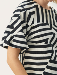 Part Two - EstermarinePW BL - short-sleeved blouses - deconstructed stripe - 5