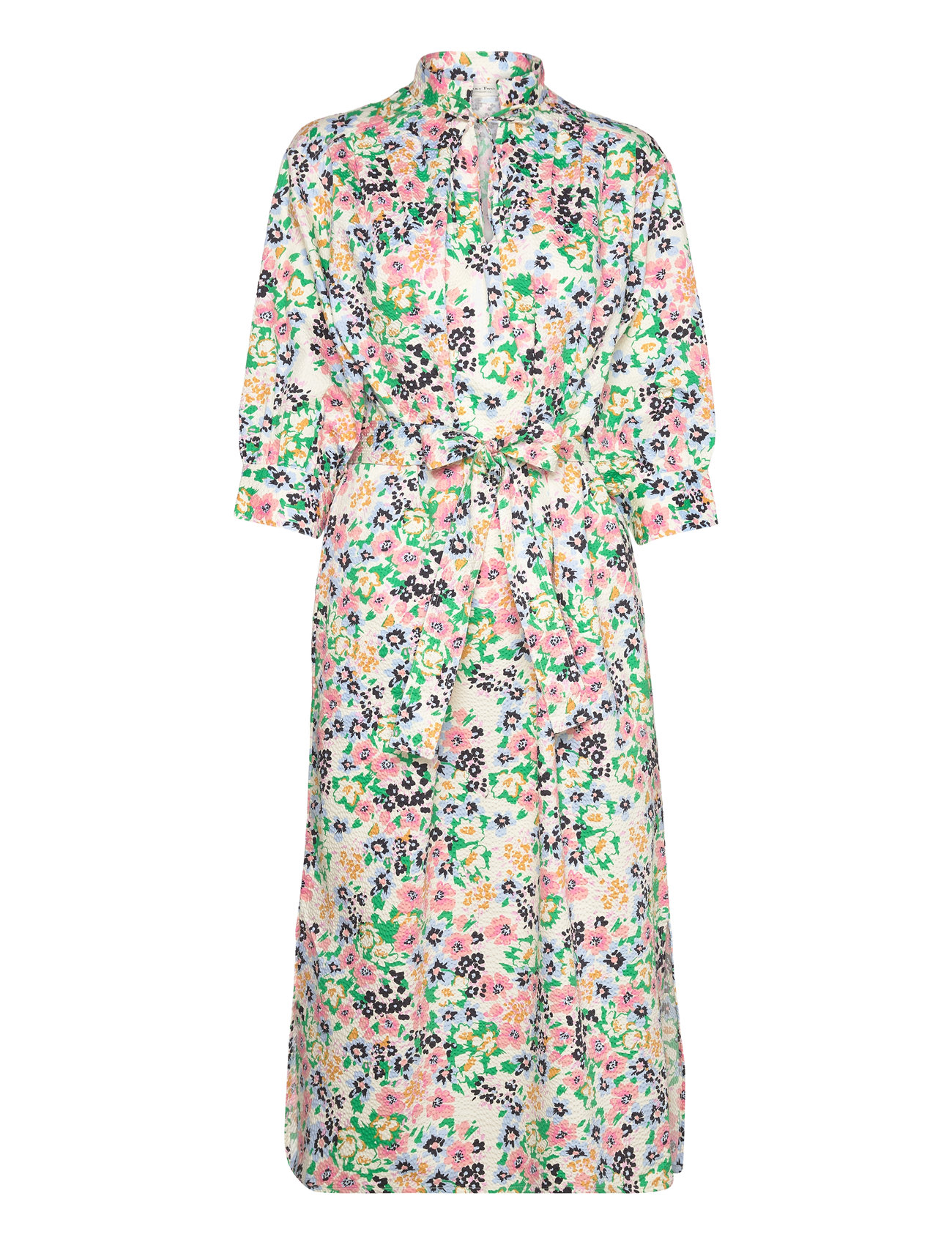 Part Two - EnaPW DR - skjortekjoler - green multi flower print - 0